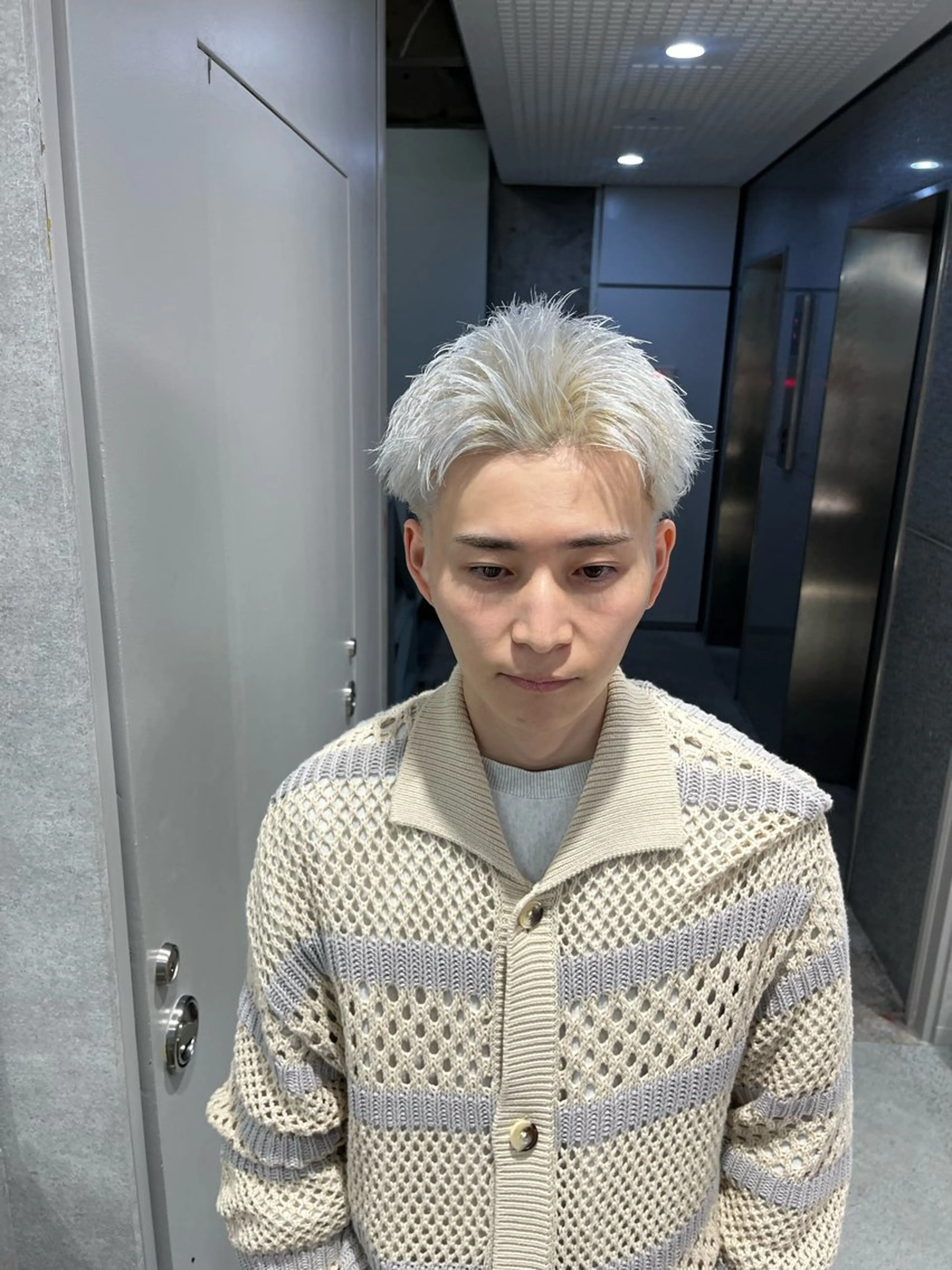 ショート カラー パーマ メンズ スパイキーショート ショートヘア ヘアカラー 🔥メンズ 特化🔥菊水皐暉🔥のヘアスタイル