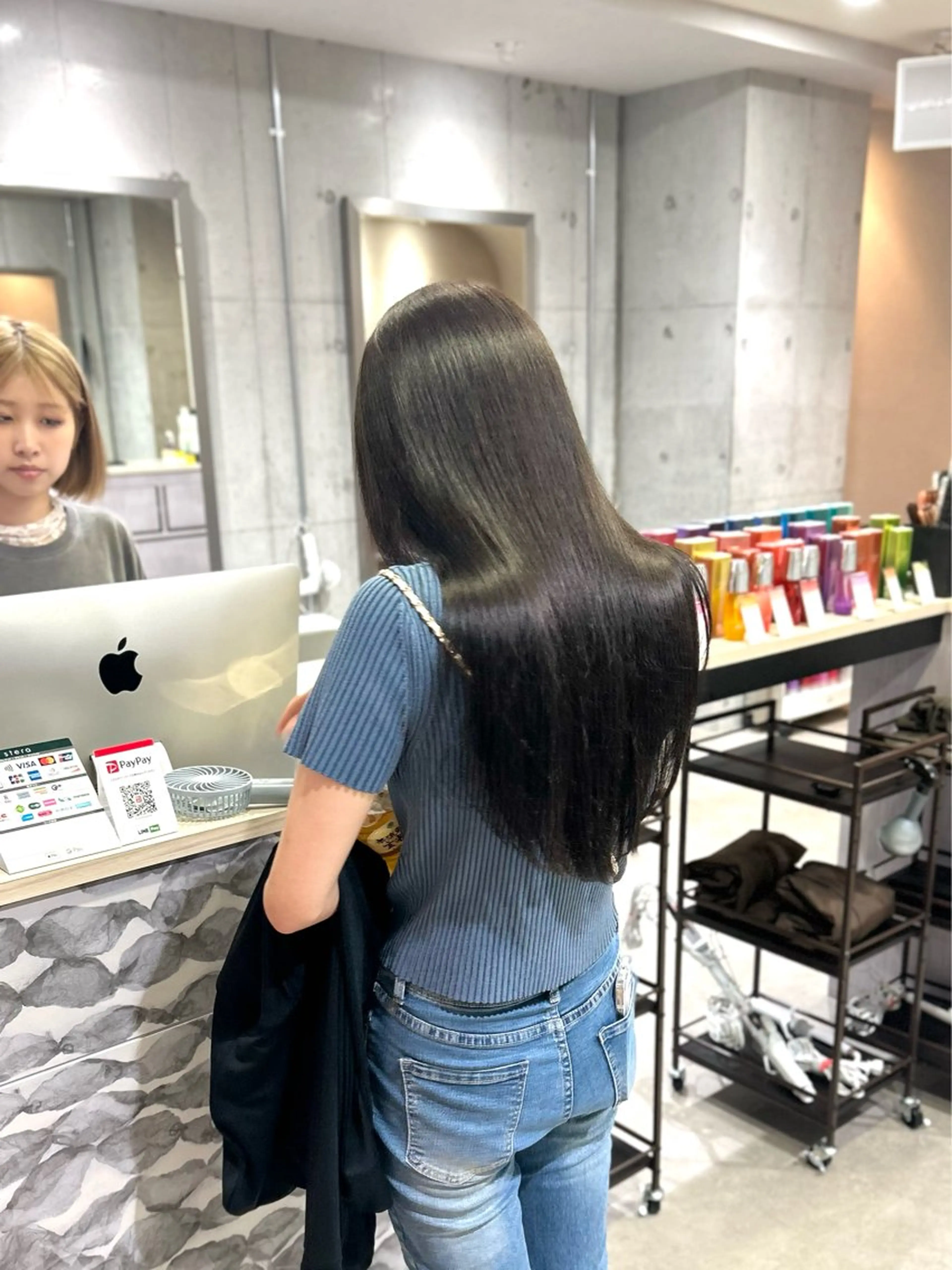 ロング ヘアカラー トリートメント SAKURA🍒 天神/大名/透明感のヘアスタイル