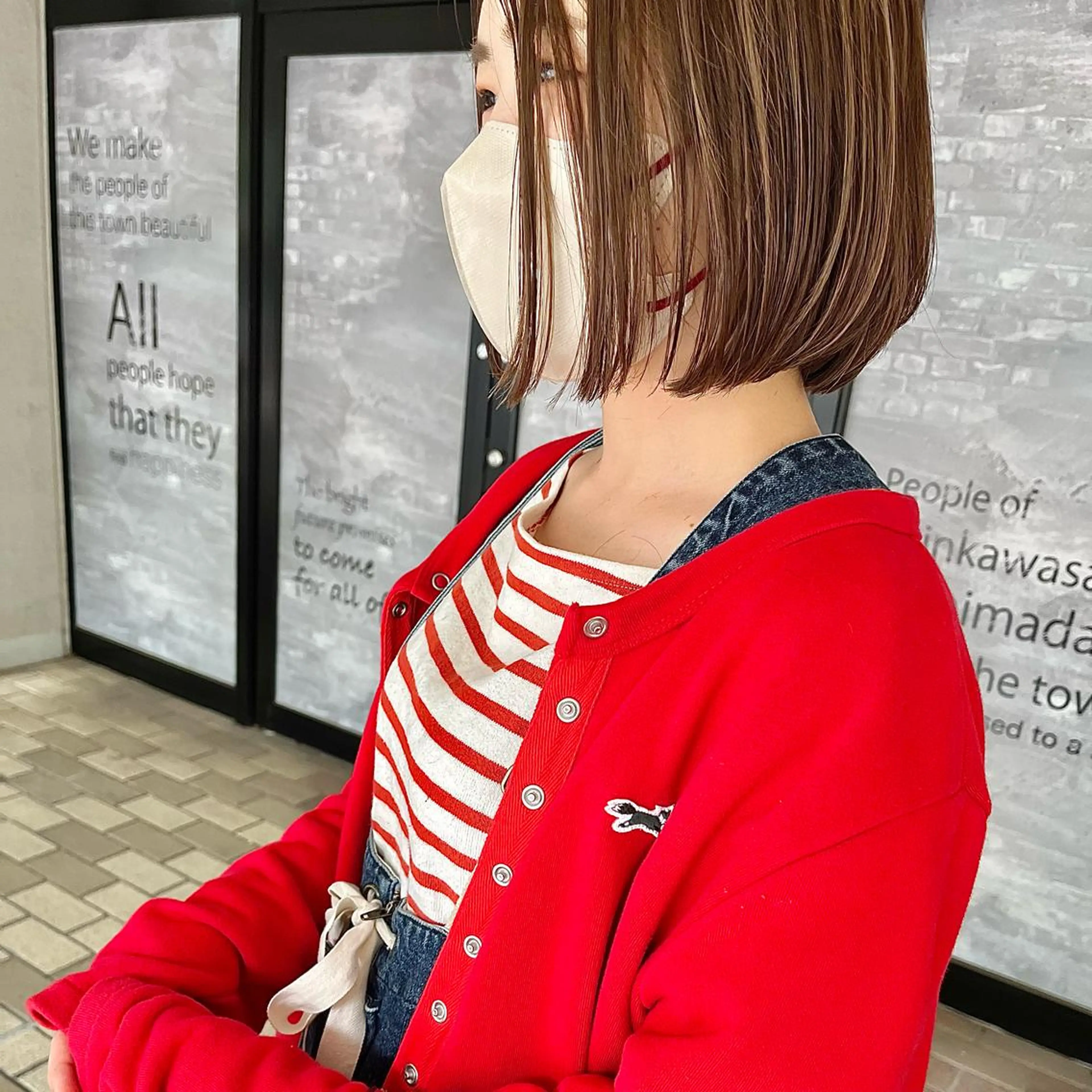 ミディアム カット ヘアカラー トリートメント mEg hair creation新川崎店所属・荒川 ひなの 新川崎のヘアスタイル