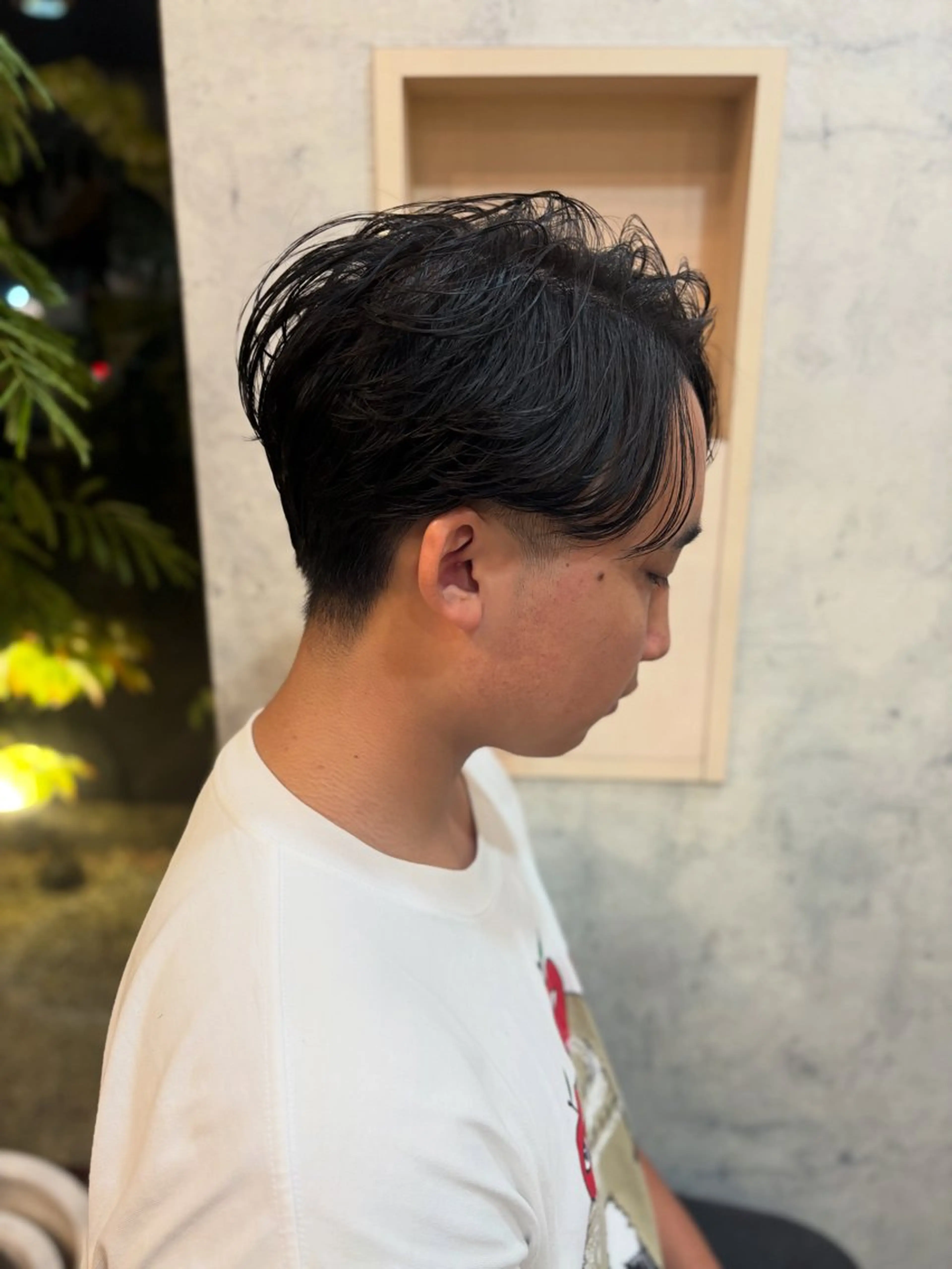 ショート パーマ カット 小山内 一馬のヘアスタイル