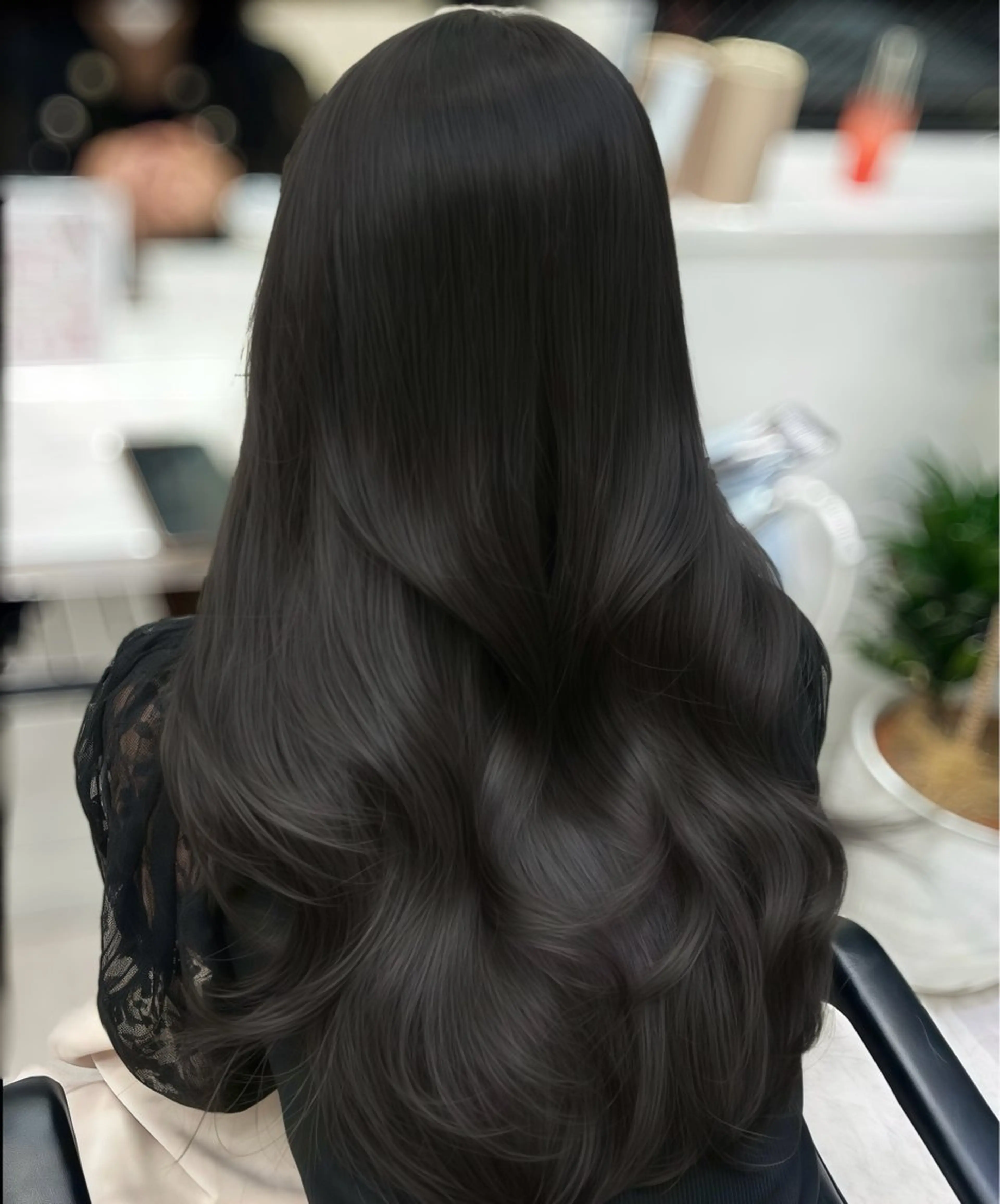 ロング カラー アッシュ アッシュグレー アッシュグレージュ ベージュカラー 透明感カラー カット ヘアカラー トリートメント 韓国ヘア🇰🇷× 髪質改善🫧テルのヘアスタイル