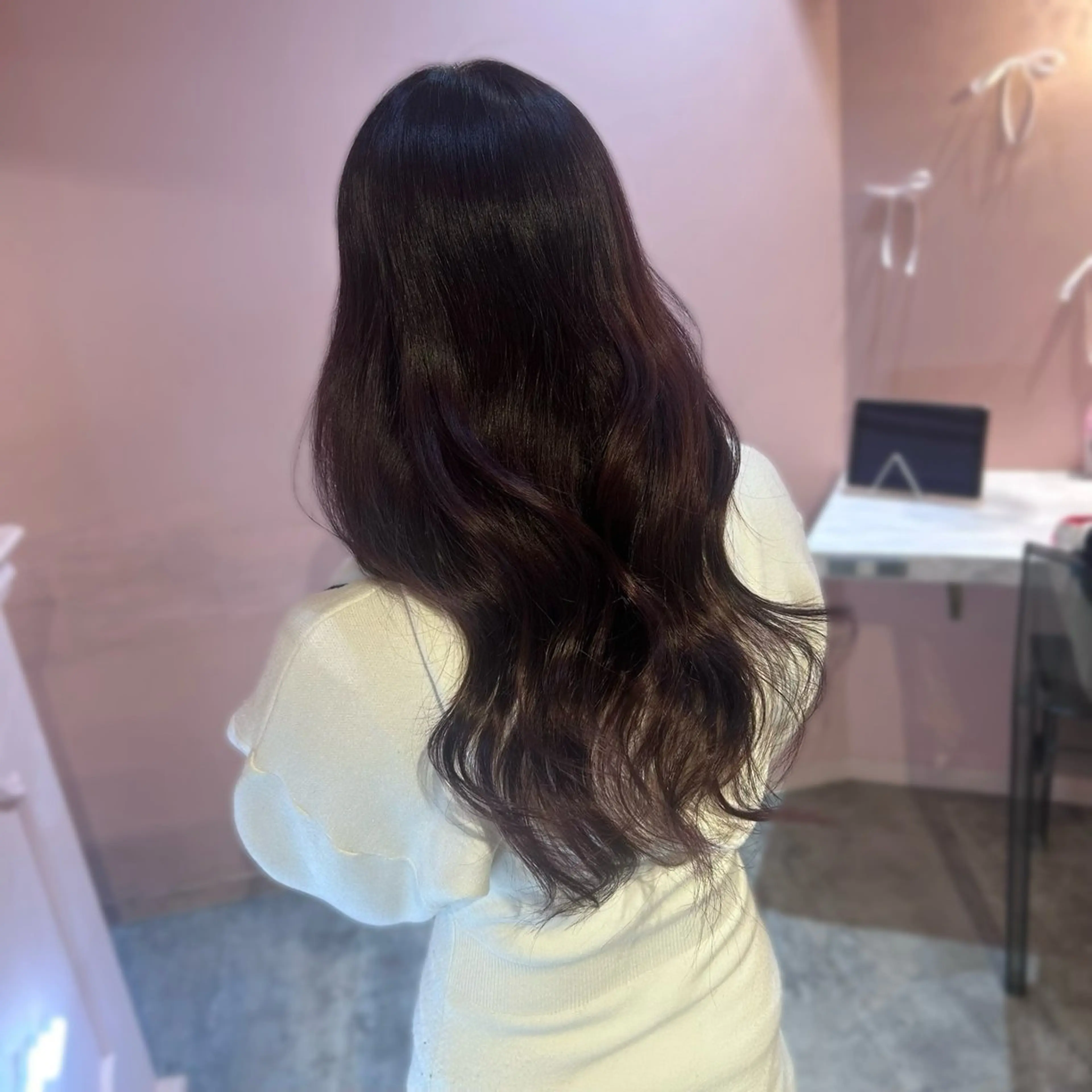 カラー 🤍ふんわりアイドル カラー🎀Rio🪽のヘアスタイル