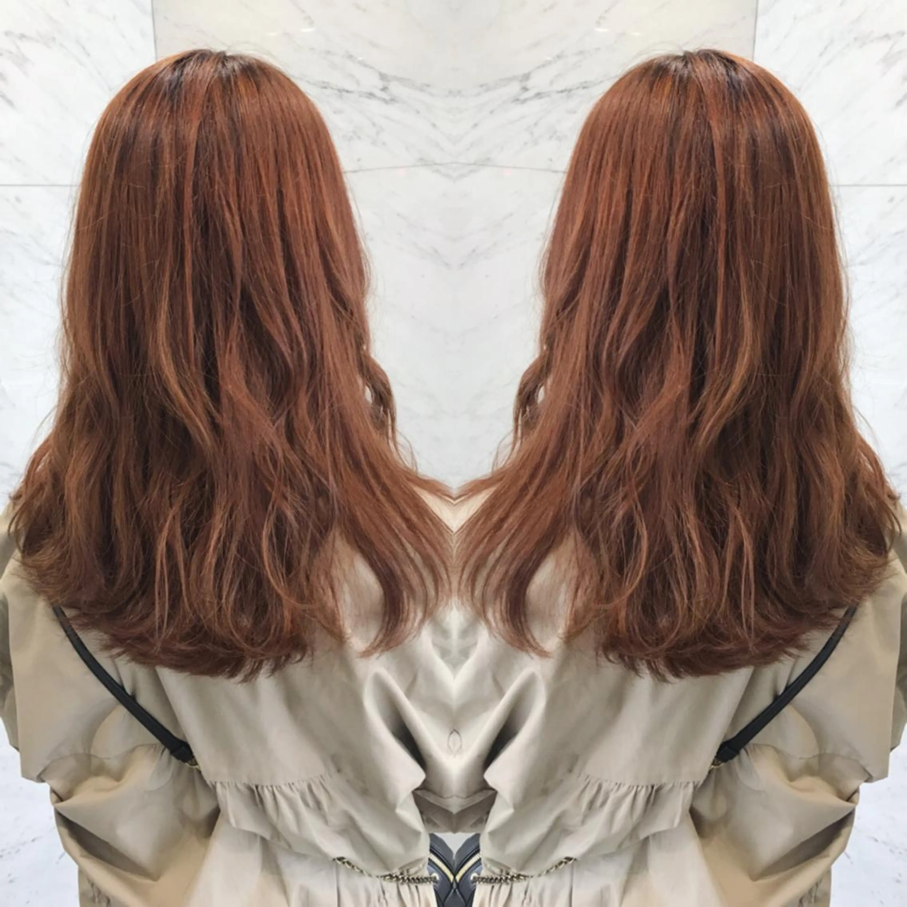 ロング カラー ヘアカラー cecil hair所属・重政 和樹のヘアスタイル