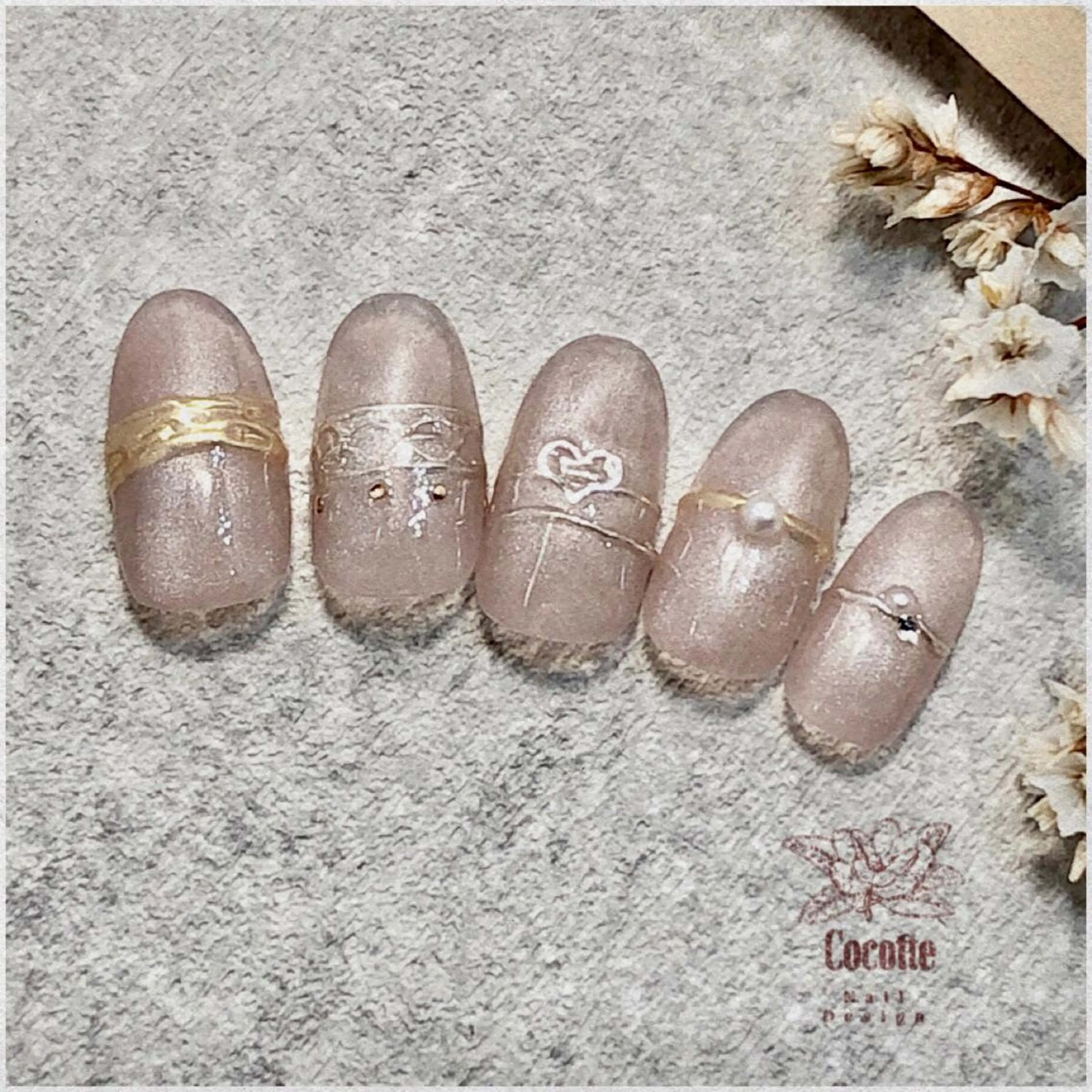 ネイル ミラーネイル Nemoto Mariのネイルデザイン