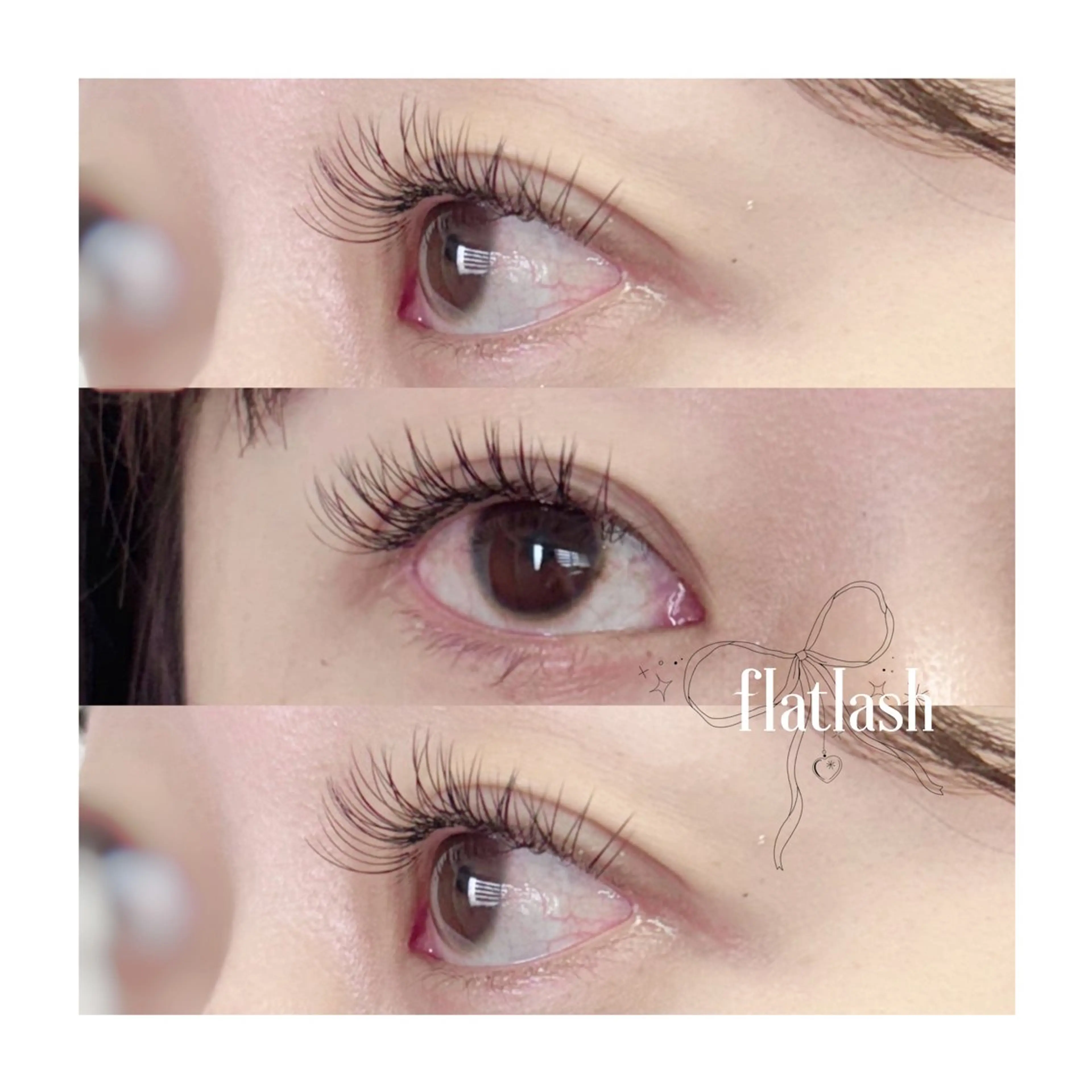 マツエク・マツパ Cカール フラットラッシュ マツエク 【EYELA】 Cocona𝜗𝜚のマツエク・マツパデザイン