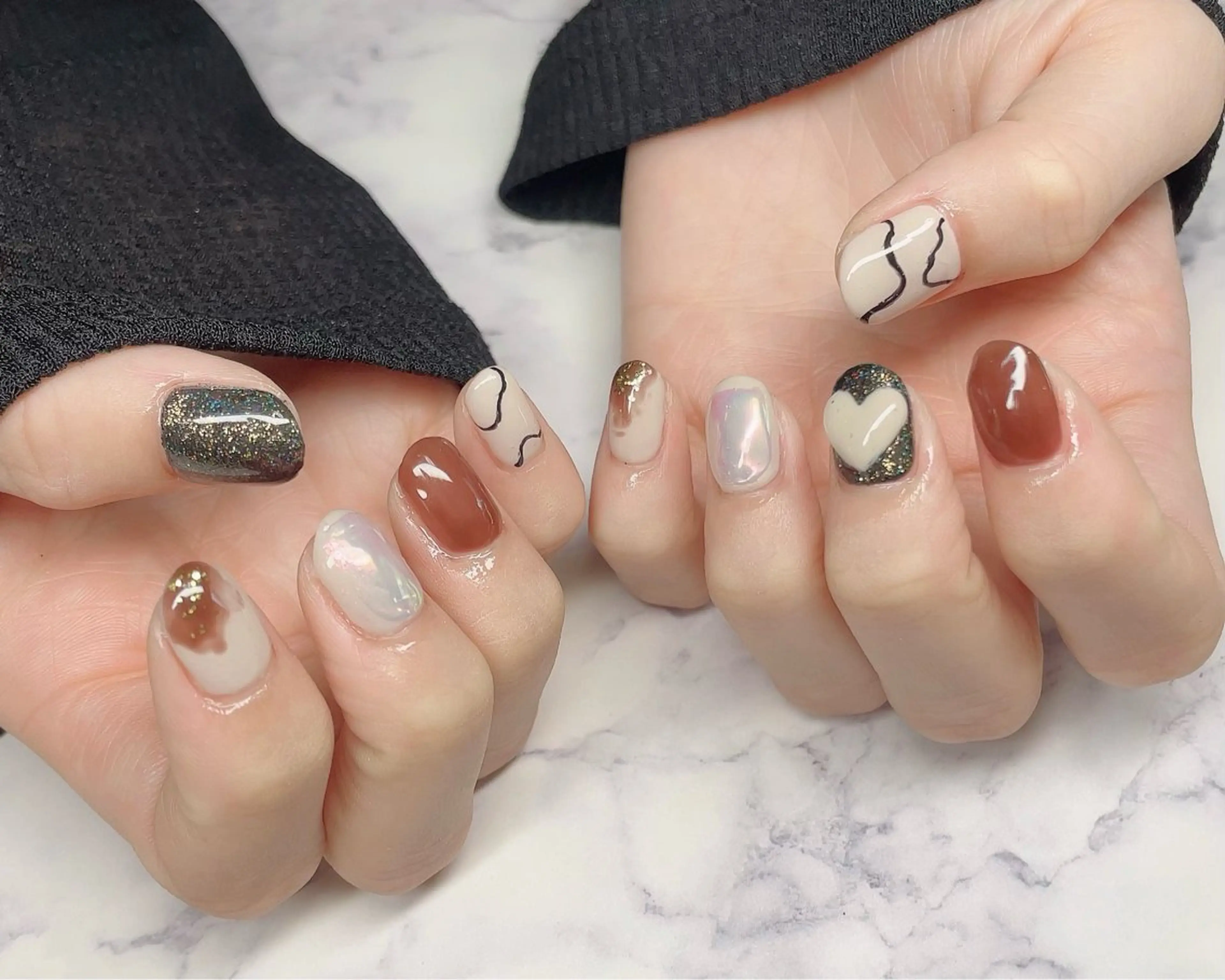 ネイル 持ち込み ハンドネイル NailbyN所属・Nail_by N1のネイルデザイン