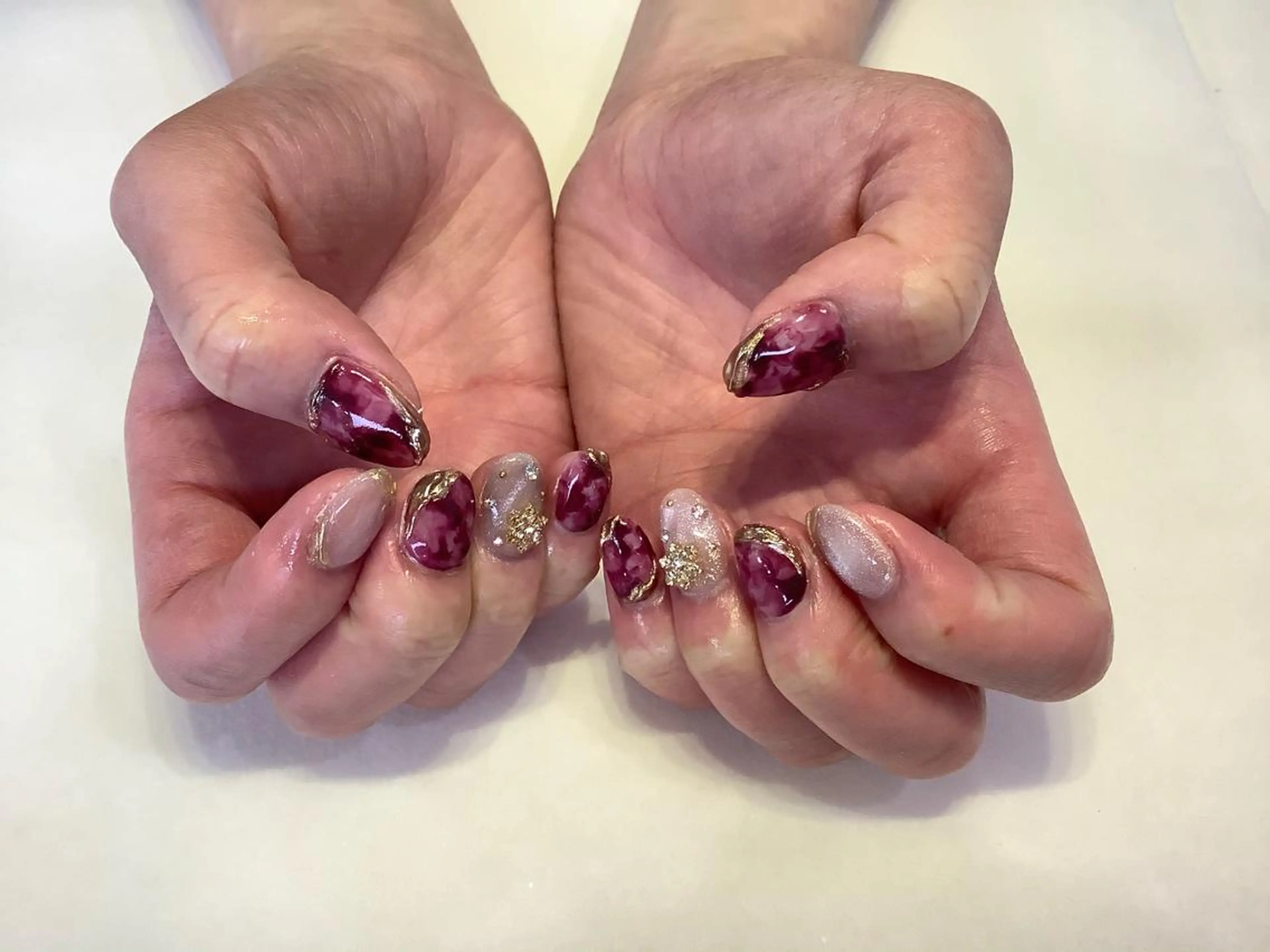 ネイル ハンドネイル 💎🐰 saki. m 🐰💎のネイルデザイン