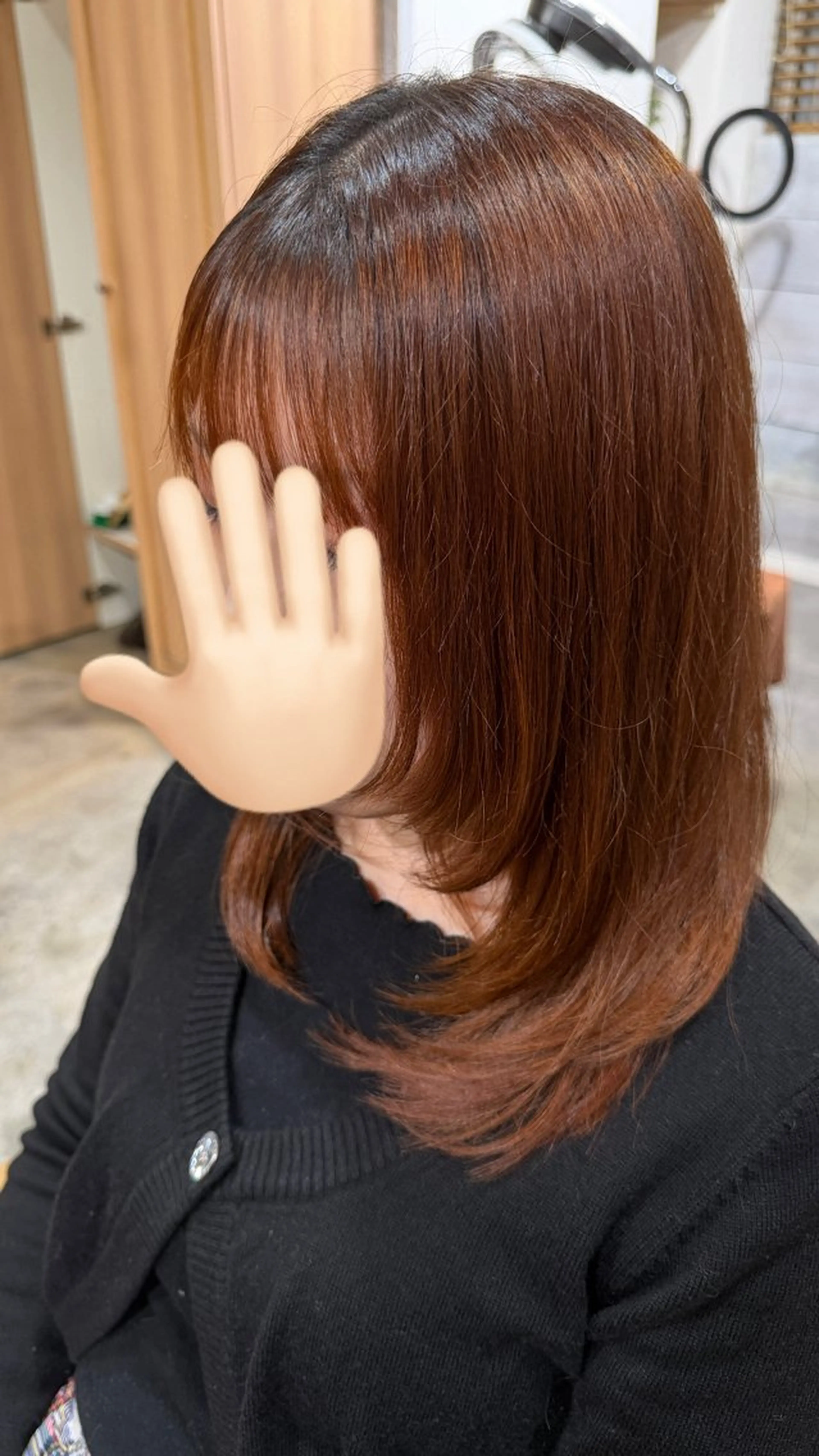 セミロング レイヤーカット 無料カット🌙拝志 奈那🪼🦋のヘアスタイル