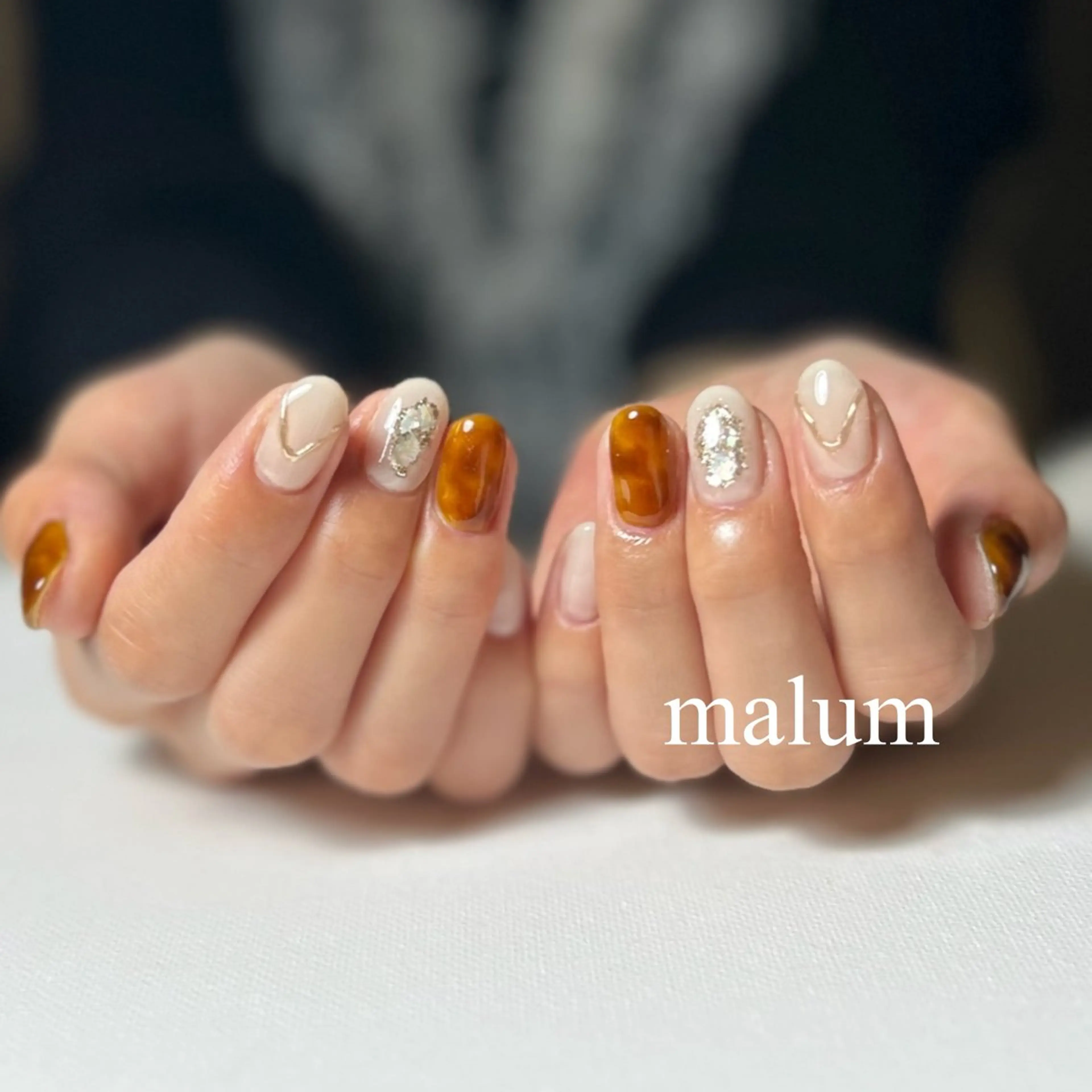 ネイル ハンドネイル malum nailのネイルデザイン