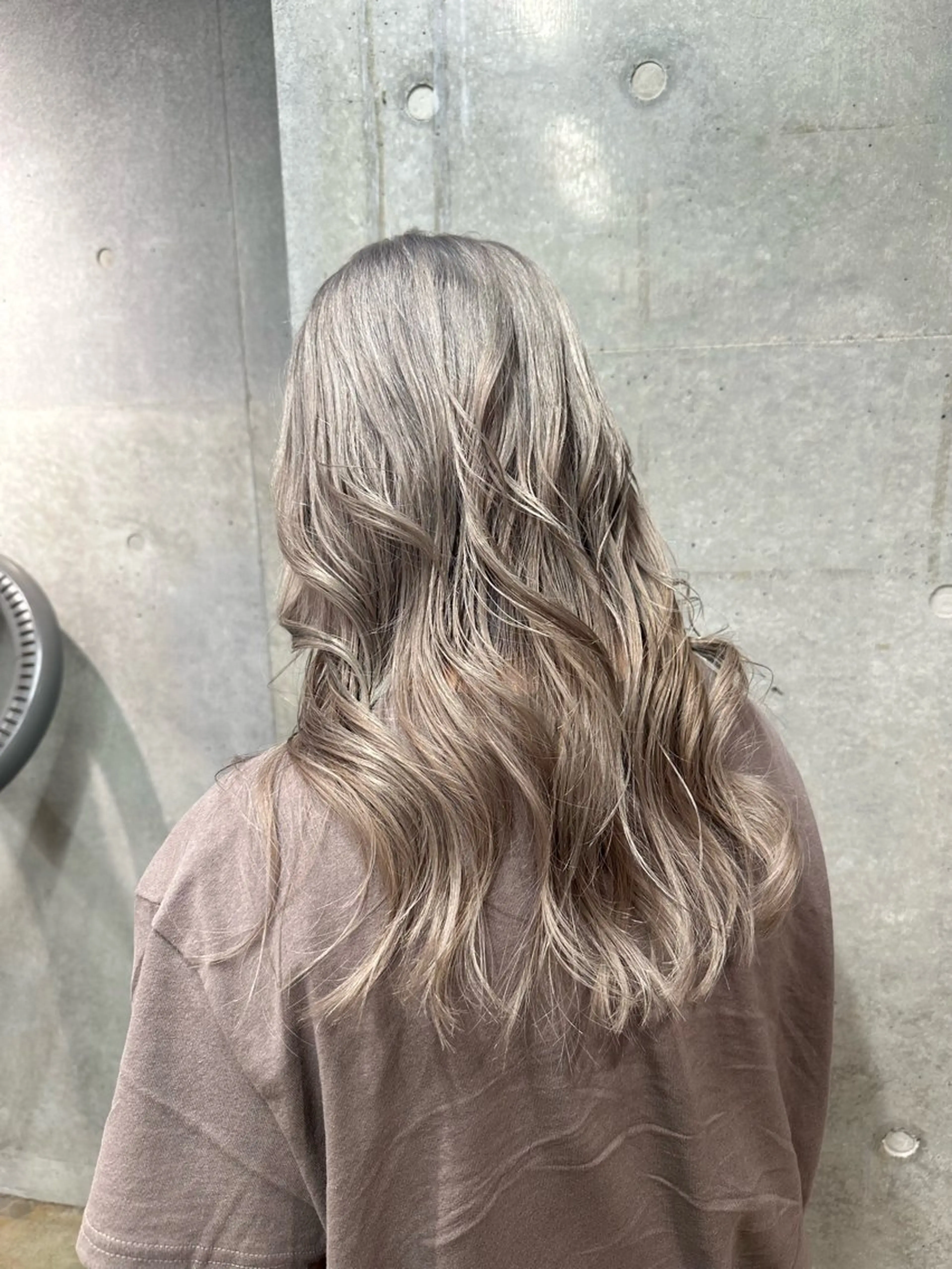 ミディアム ヘアカラー ︎🤎W color MIYU‎🤎のヘアスタイル