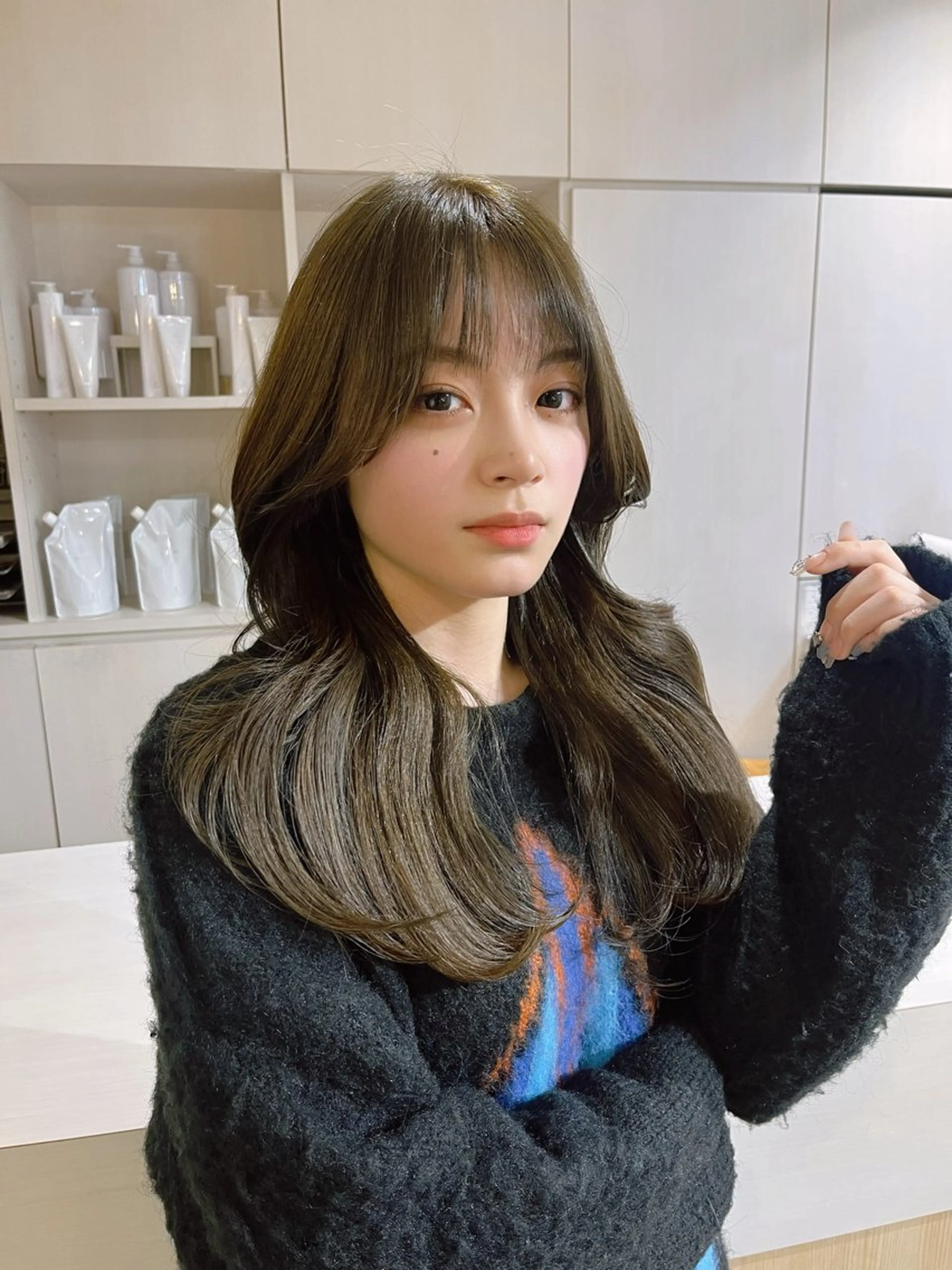 ロング 韓国風ヘア 🇰🇷祝斗🇰🇷 /韓国ボブ/レイヤーのヘアスタイル