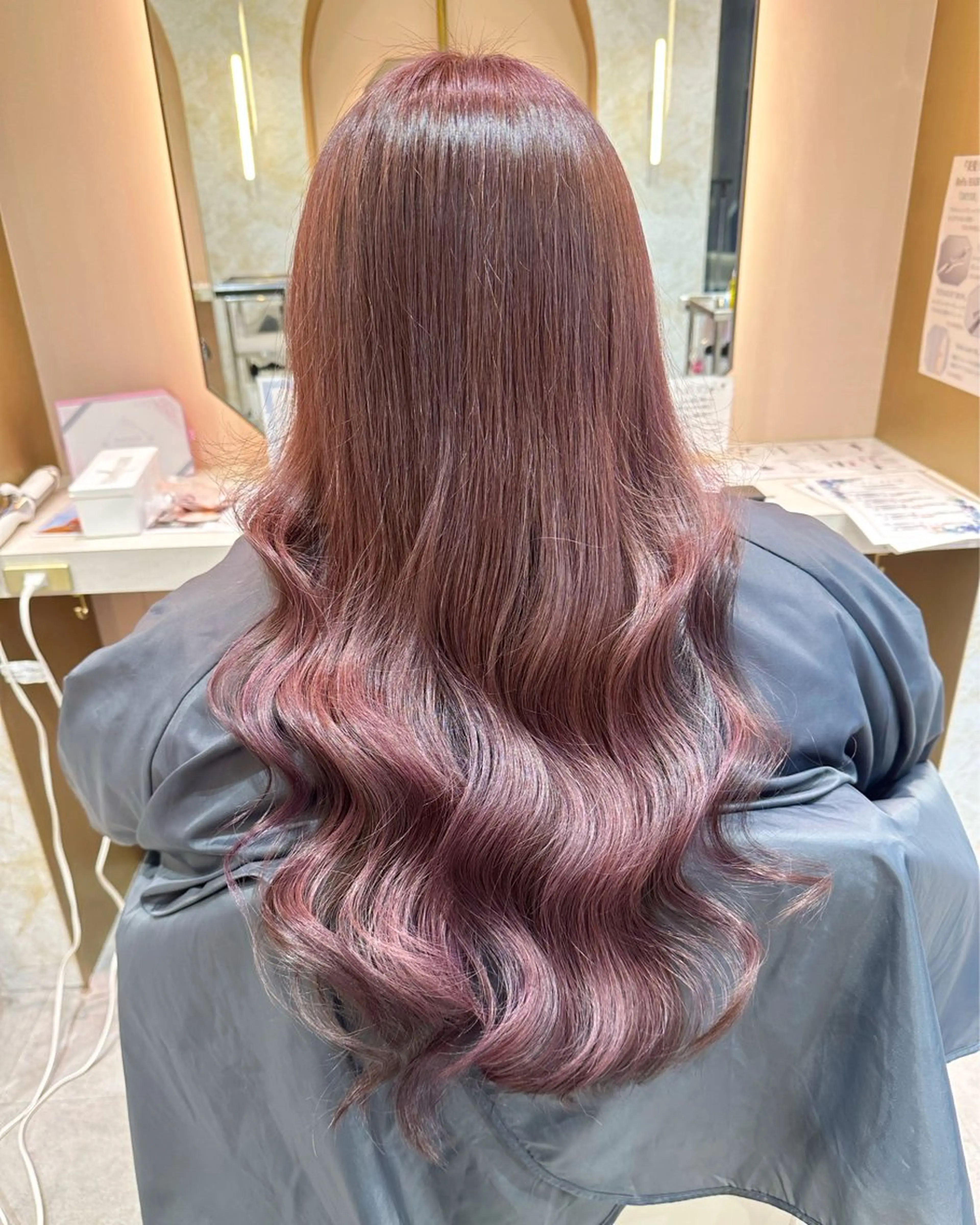 ロング カラー 店長/mao/ 前髪/顔周りカットのヘアスタイル