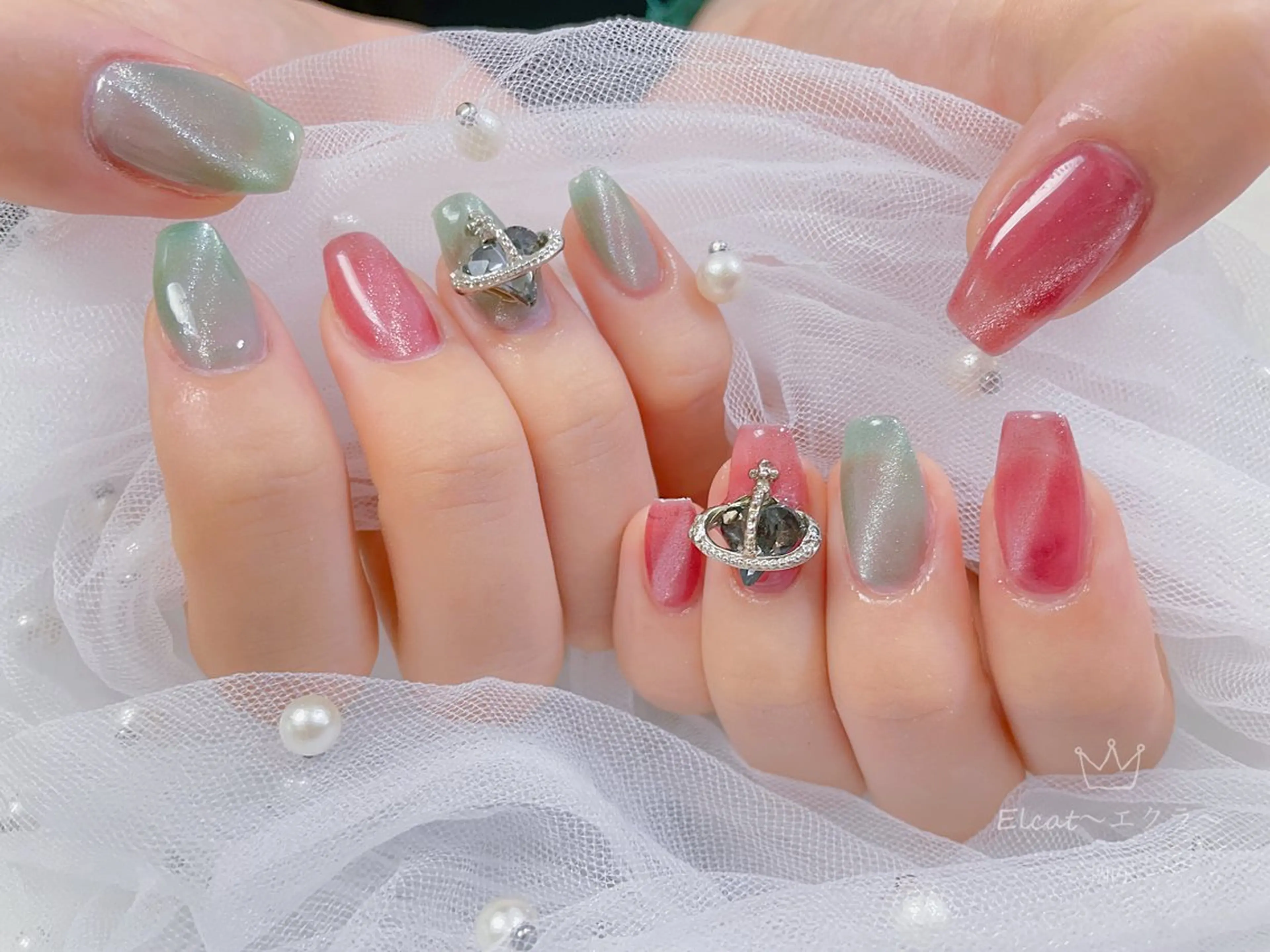 ネイル ハンドネイル ハンドケア ネイルサロンエクラ 🫧Shizukaのネイルデザイン