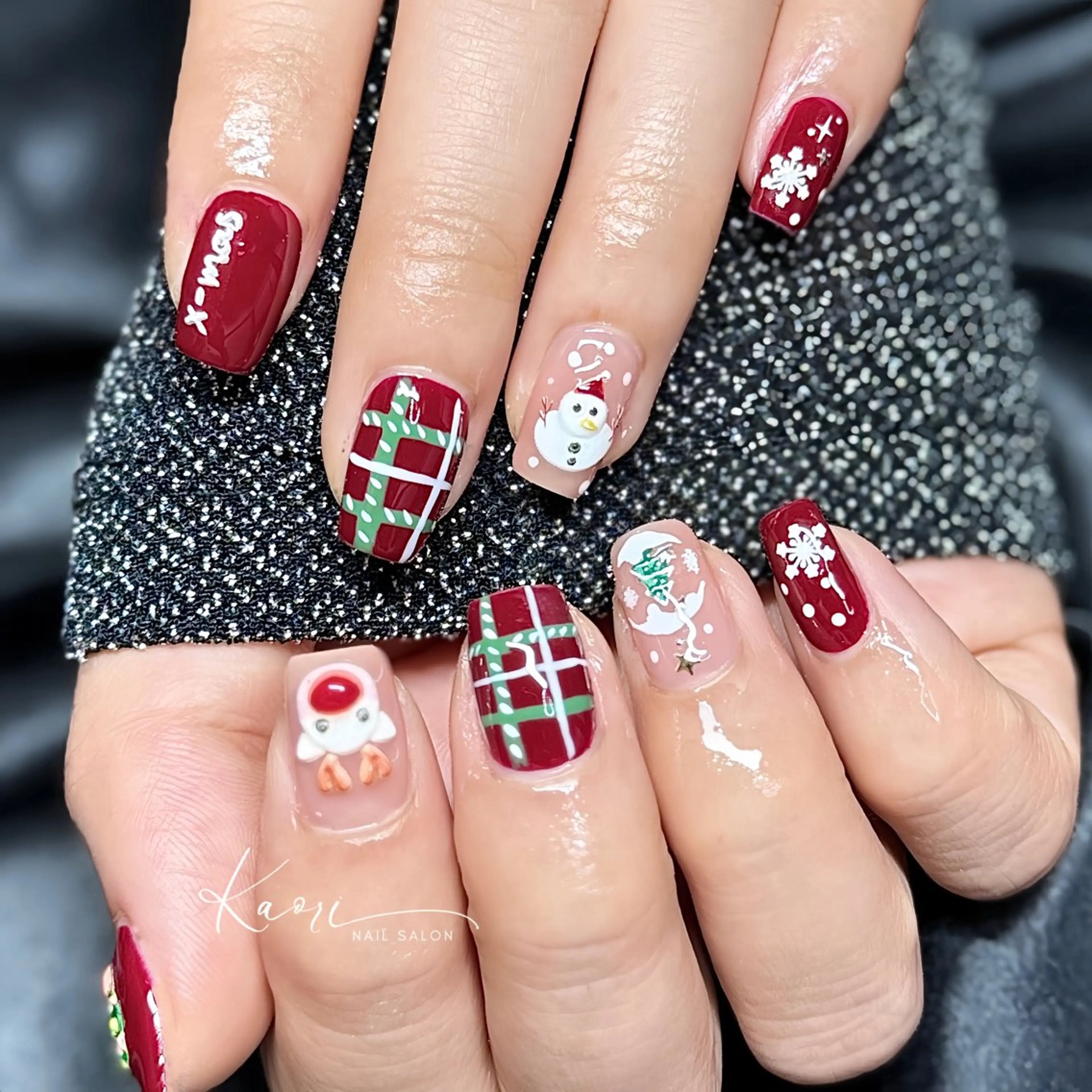 ネイル ワンホンネイル ハンドネイル かおり 奏のネイルデザイン