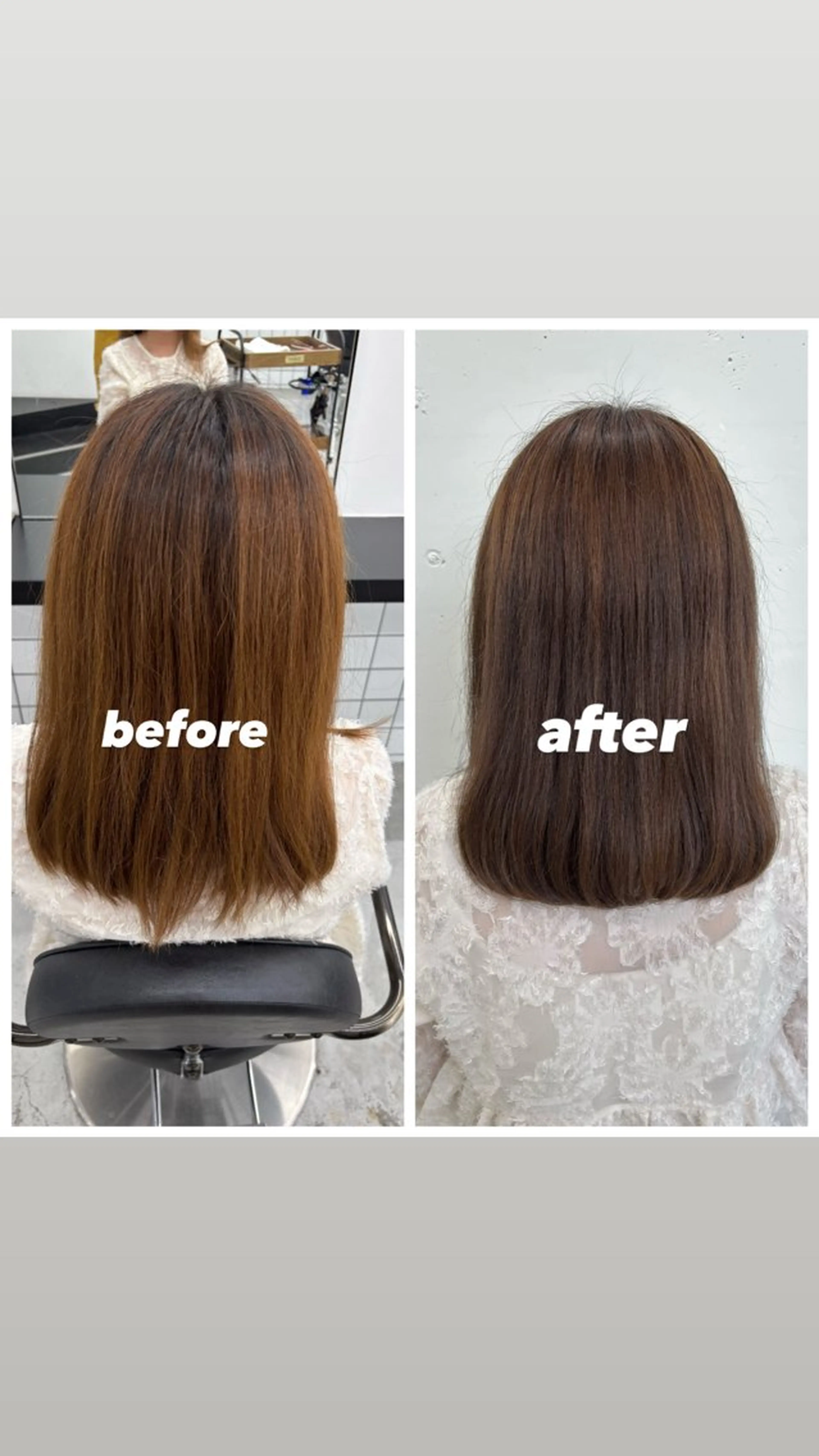 ミディアム カラー ベージュカラー 透明感カラー 🌼あいり🌼 JILLSTUDIOのヘアスタイル