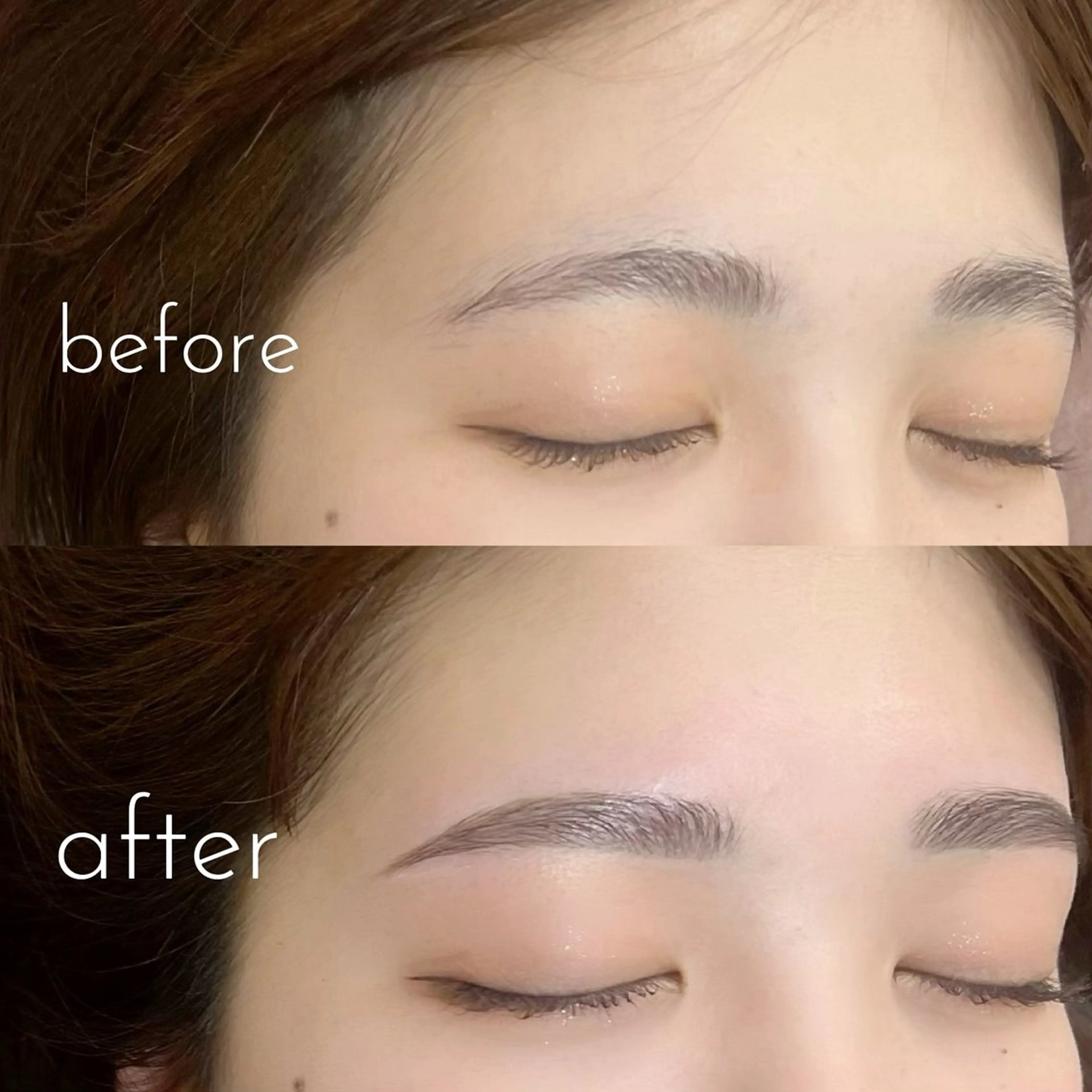 アイブロウ ワックス脱毛 眉カット proof lash brow所属・proof lash browの眉毛・アイブロウイメージ