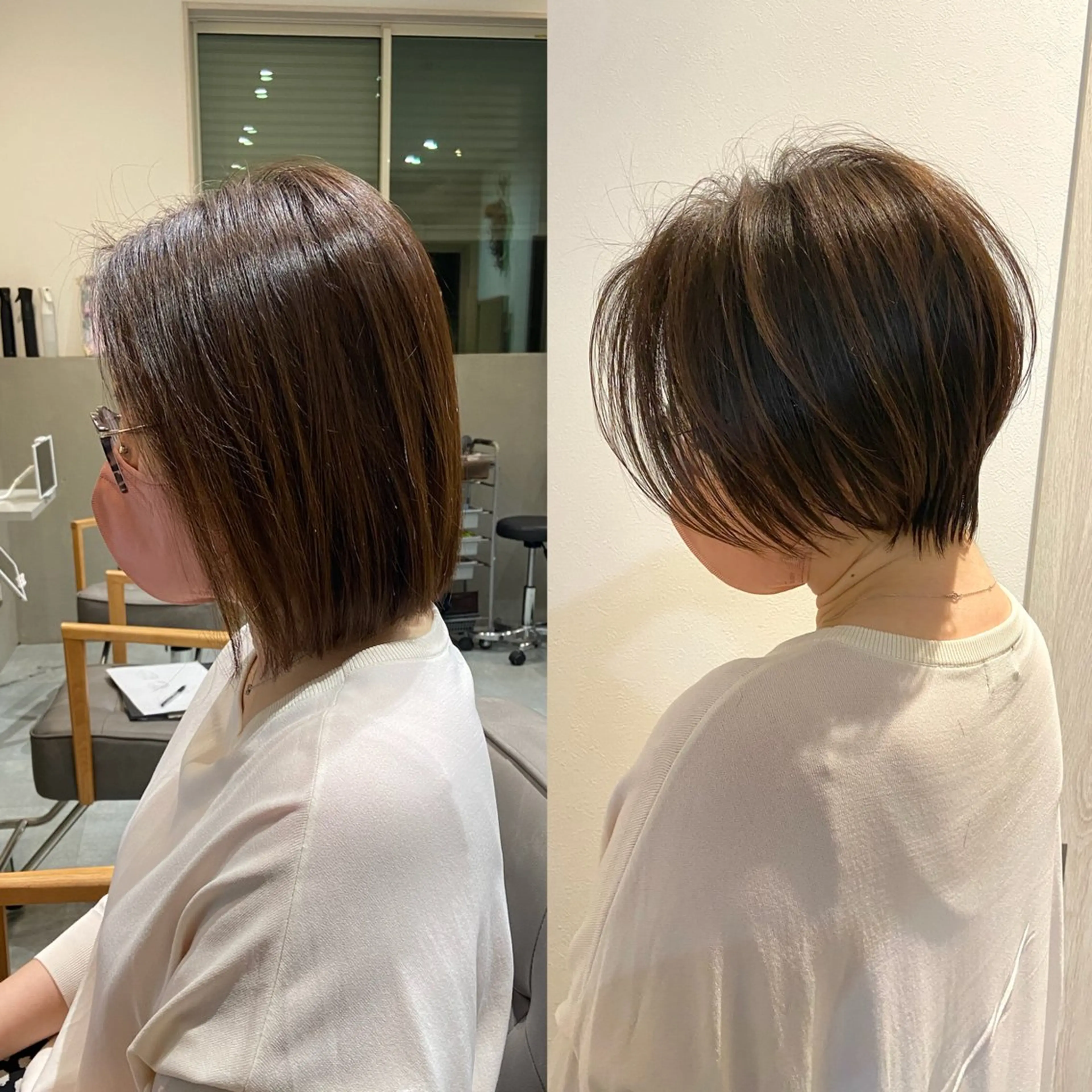 ショート カラー 丸みショート ショートヘア カット ヘアカラー LATE  tokyo所属・廣庭 勇人のヘアスタイル