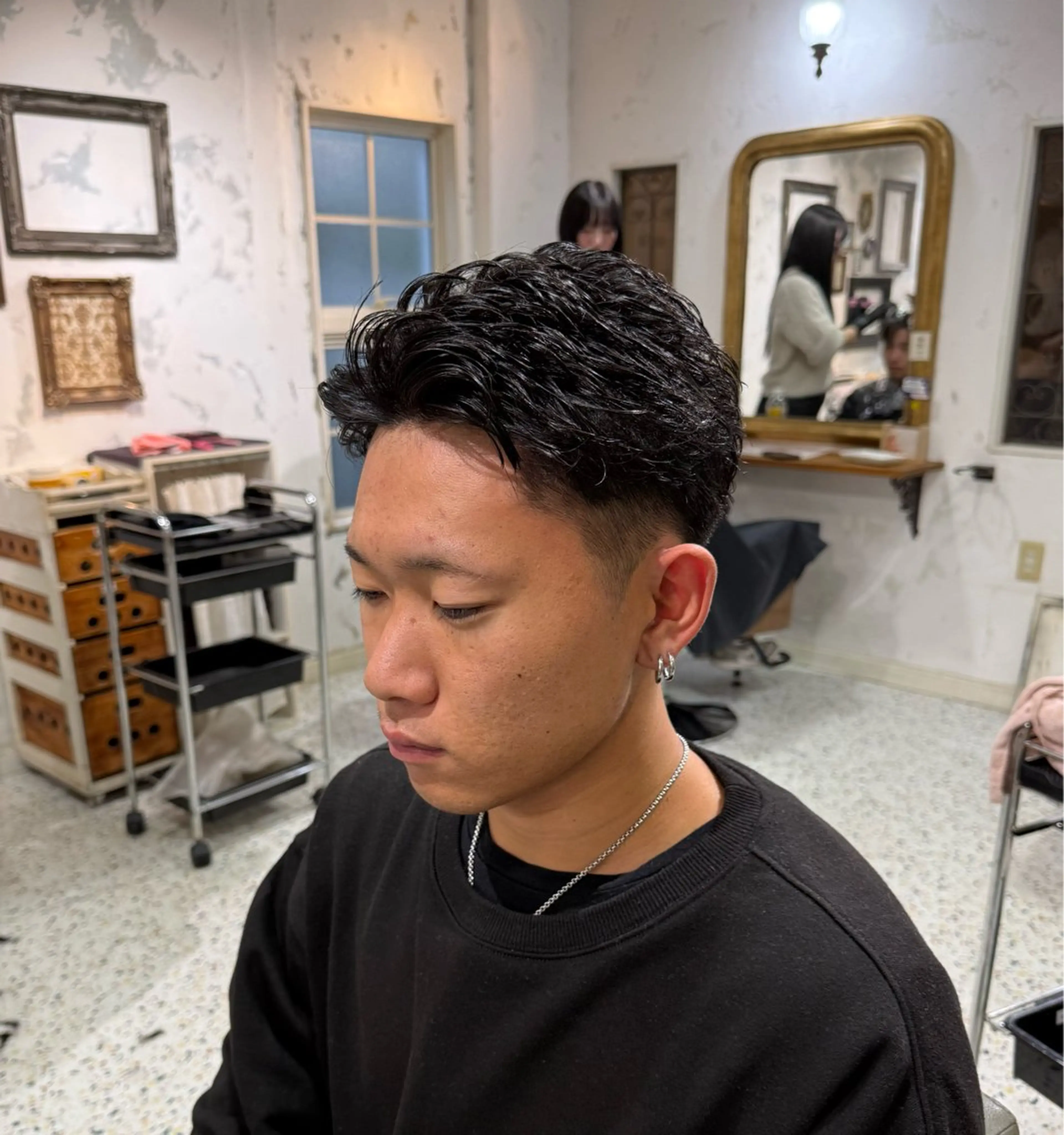 【ミニモ限定‼️】メンズカット + ワンカールパーマの写真