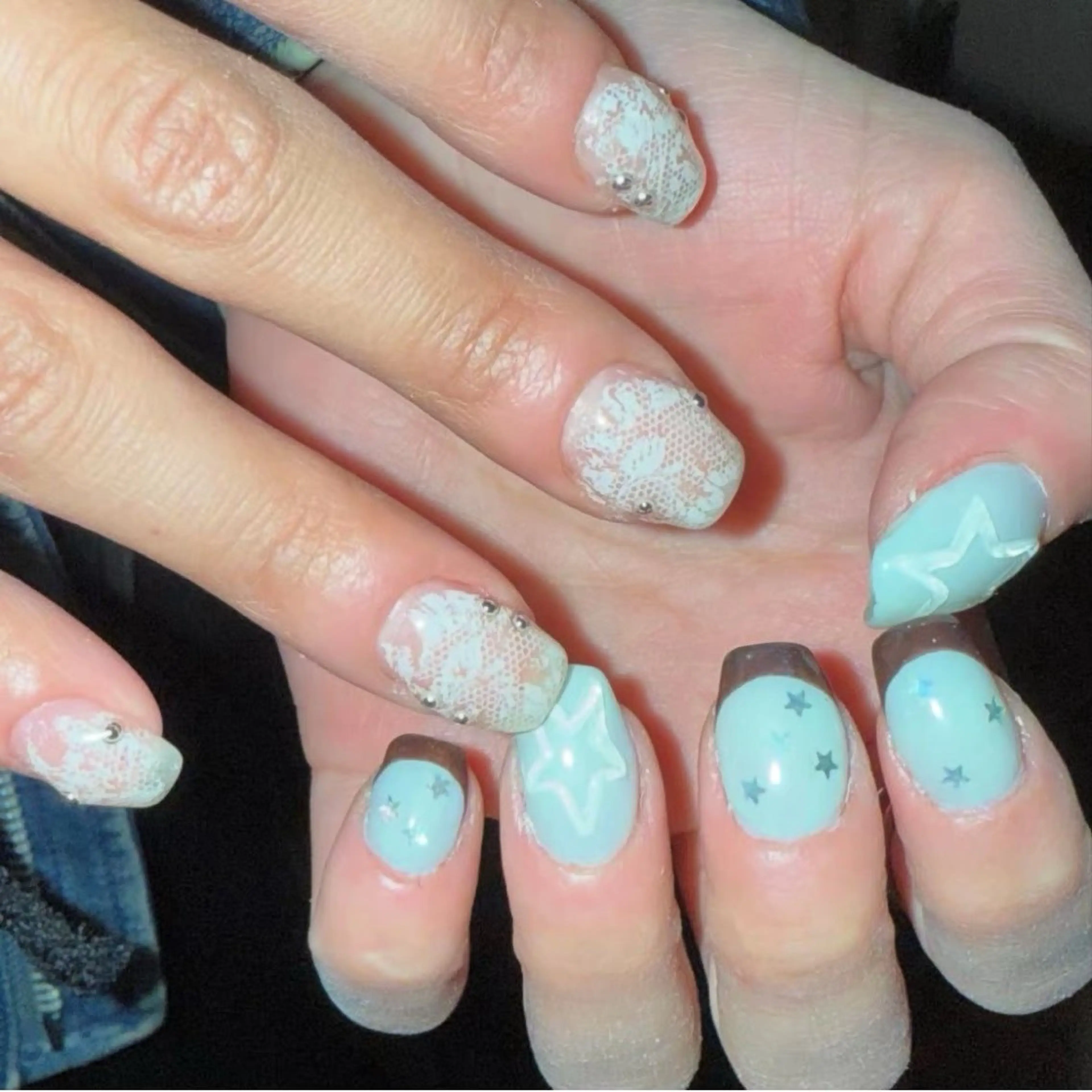 ネイル ハンドネイル ひめか🫁 推し概念・個性派のネイルデザイン