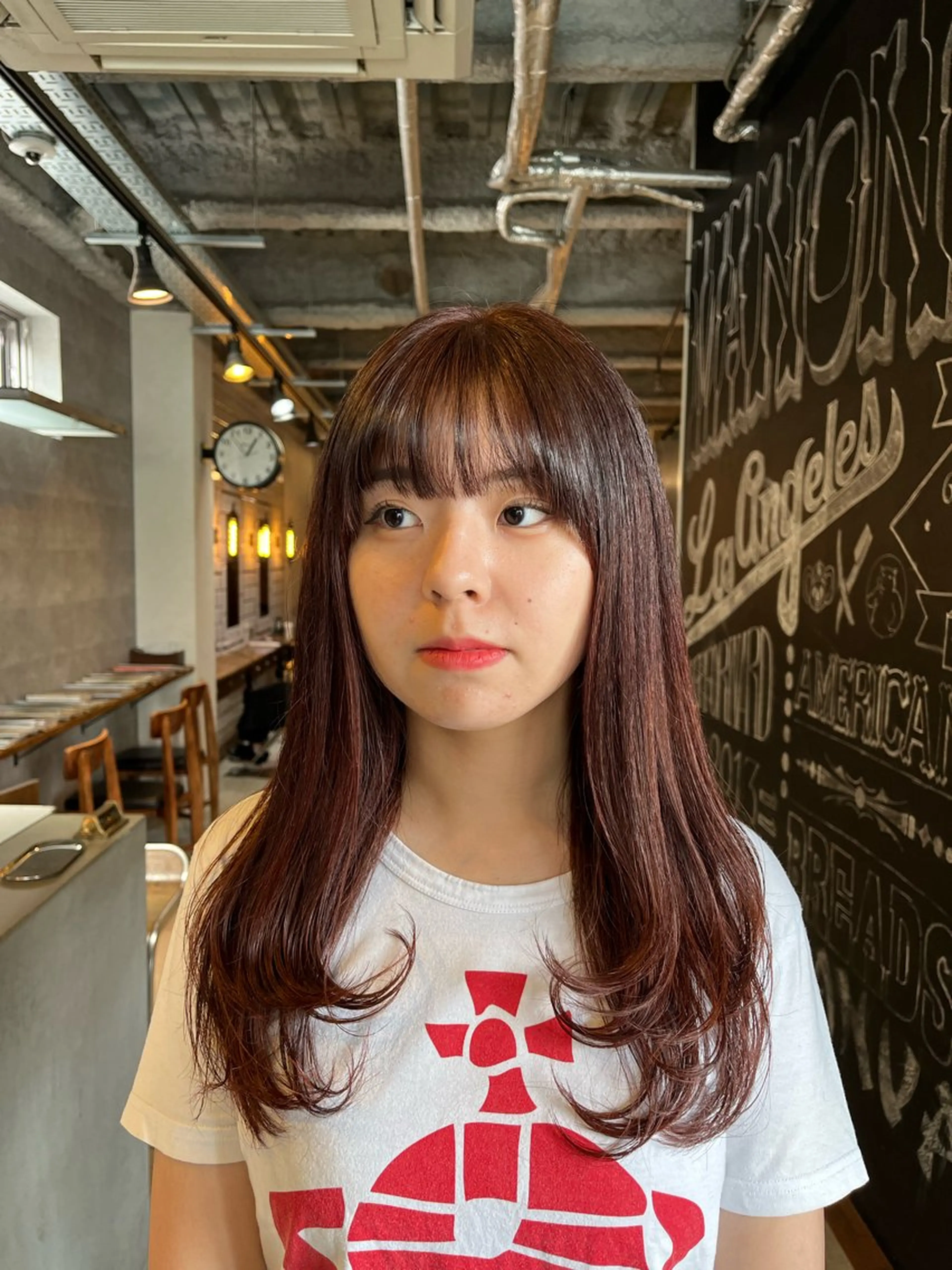 ロング 韓国風ヘア レイヤーカット the OSCAR所属・韓国ヘアスタイリスト Harukaのヘアスタイル