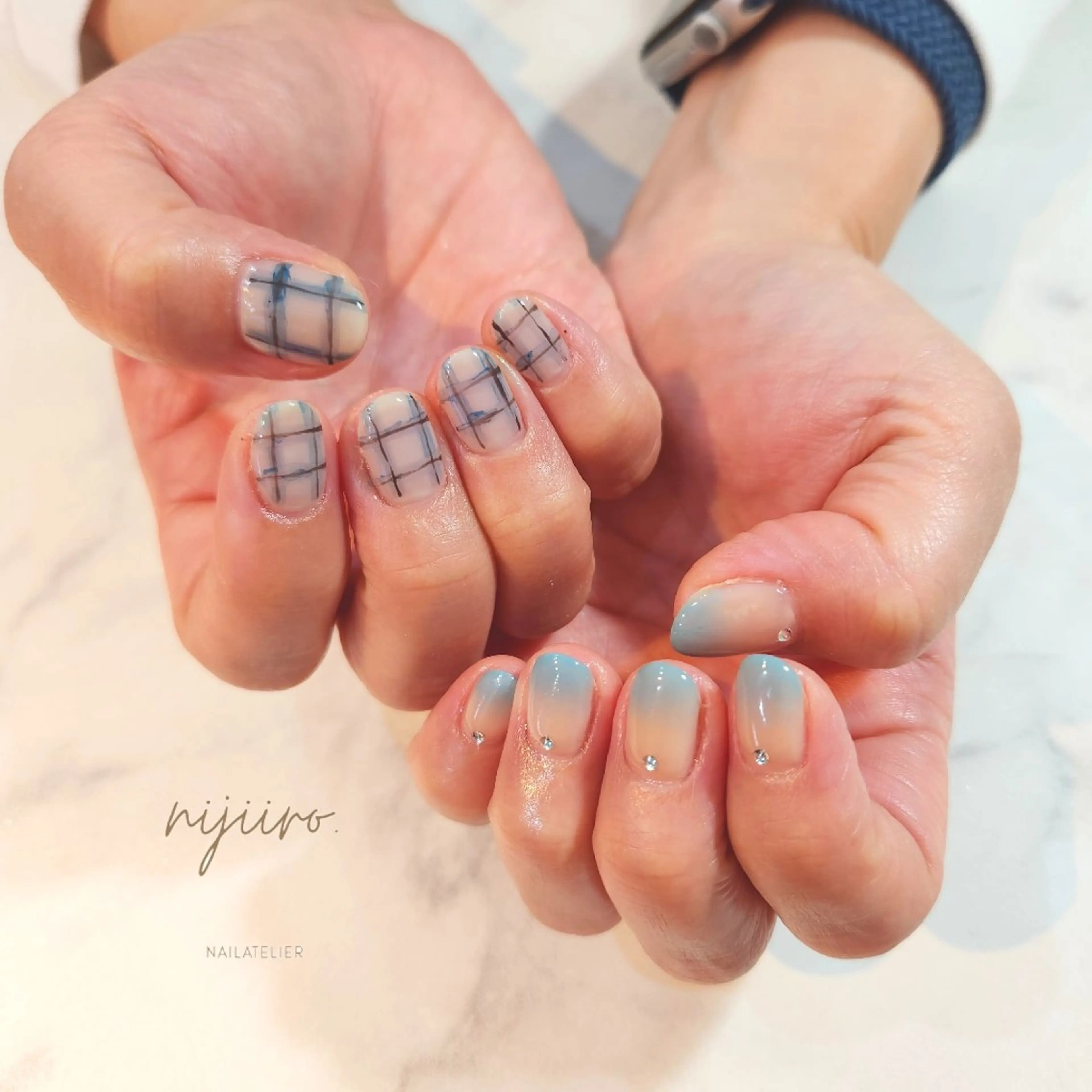 ネイル ハンドネイル nailatelier nijiiro.所属・nijiiro🌈 サトウのネイルデザイン