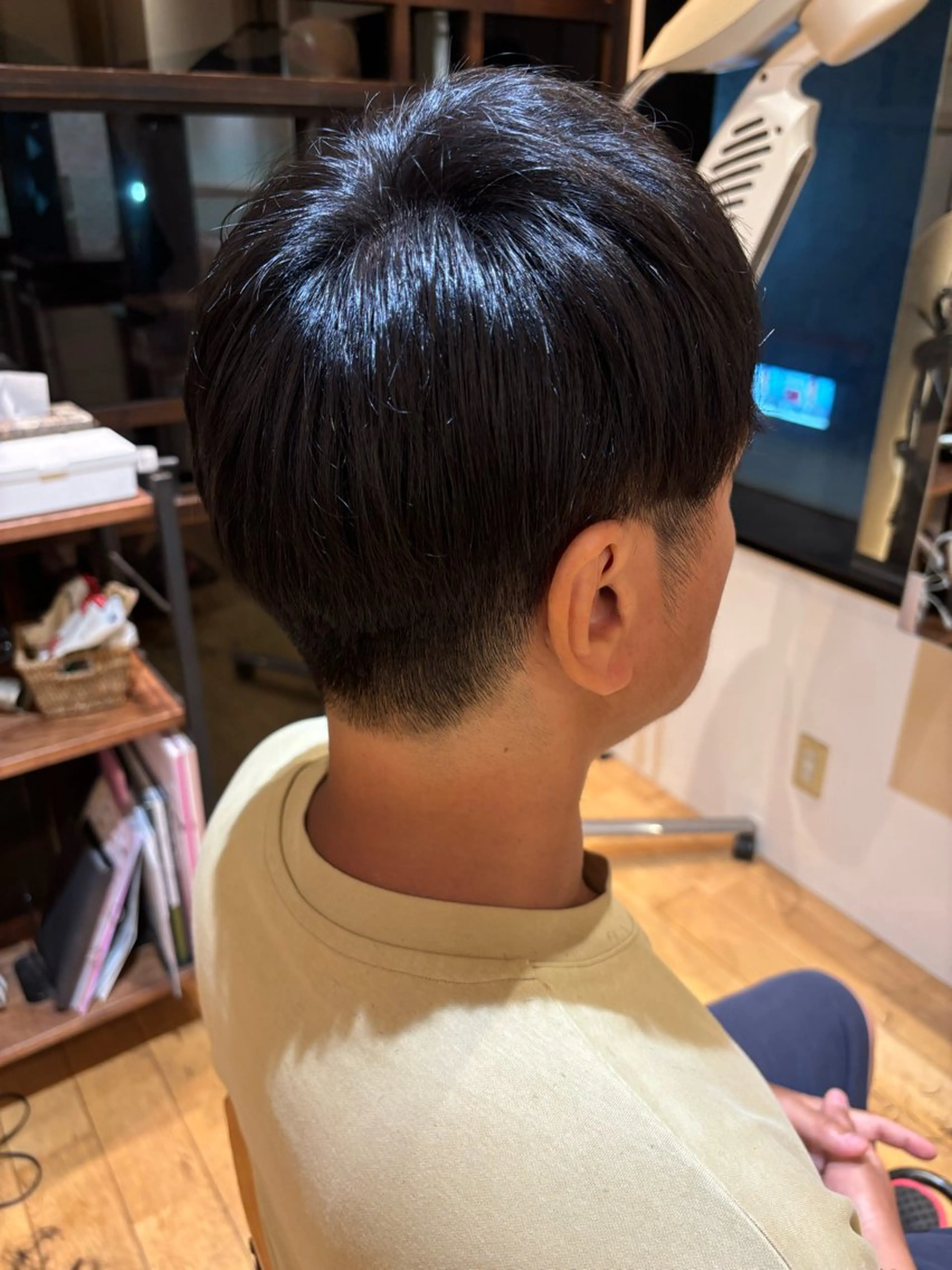 メンズ カット おもだか　がく /レディースカットのヘアスタイル