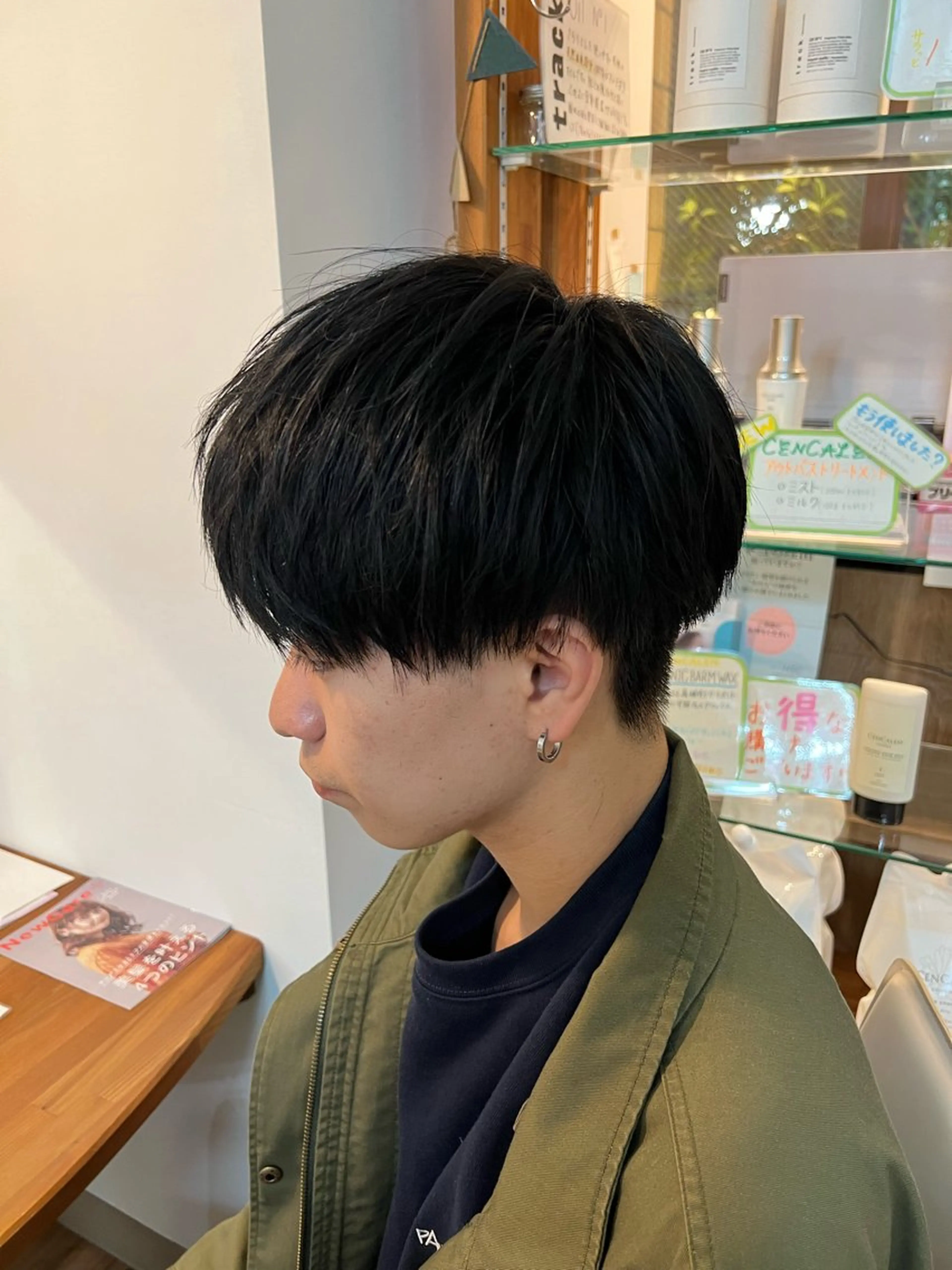 ショート メンズ カット 【髪質改善/縮毛矯正 /カラー】ホサカのヘアスタイル