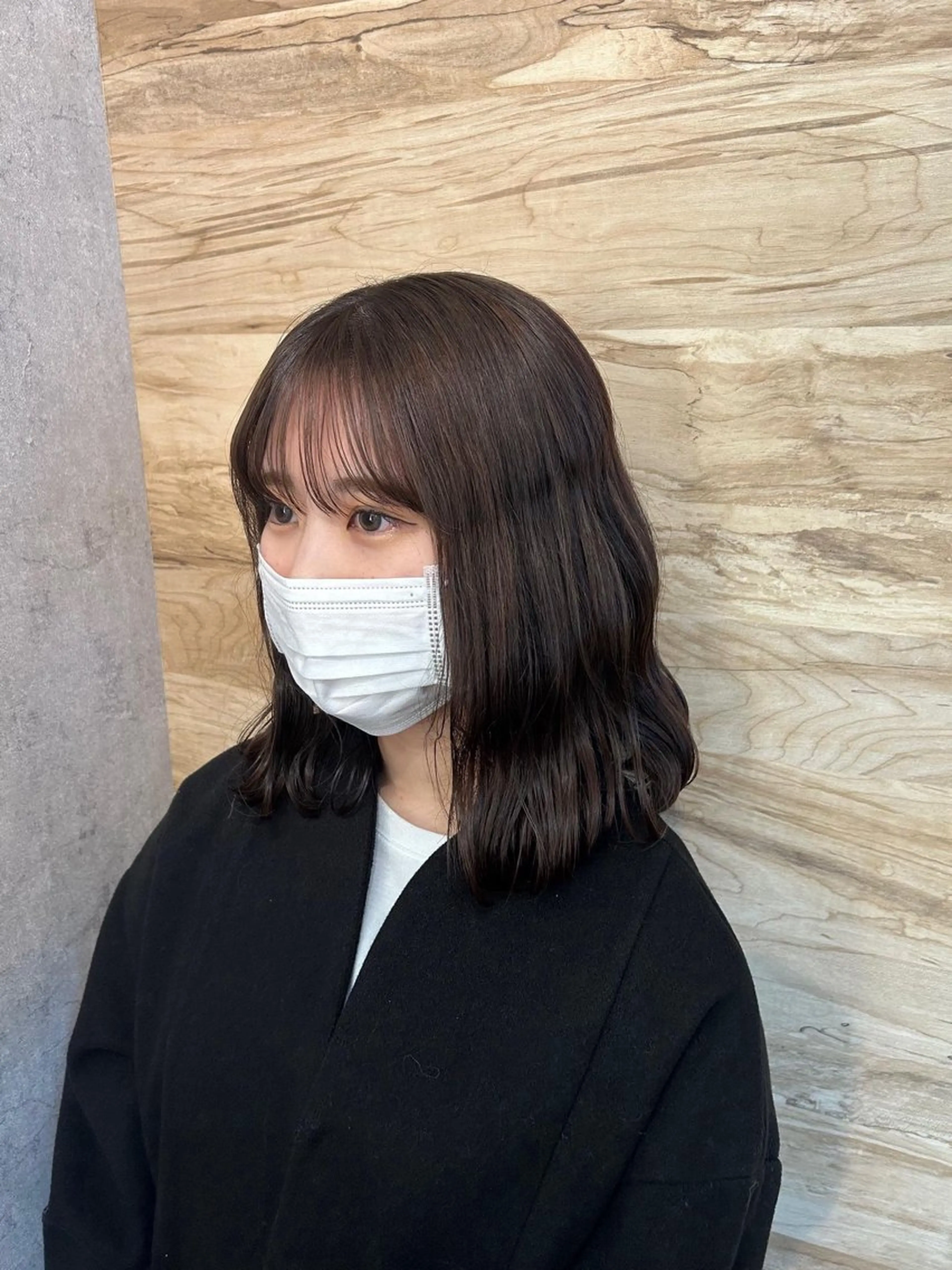 ミディアム カラー グレージュ suri-ru hair【スリールヘアー】所属・FURUSAWA AOIのヘアスタイル