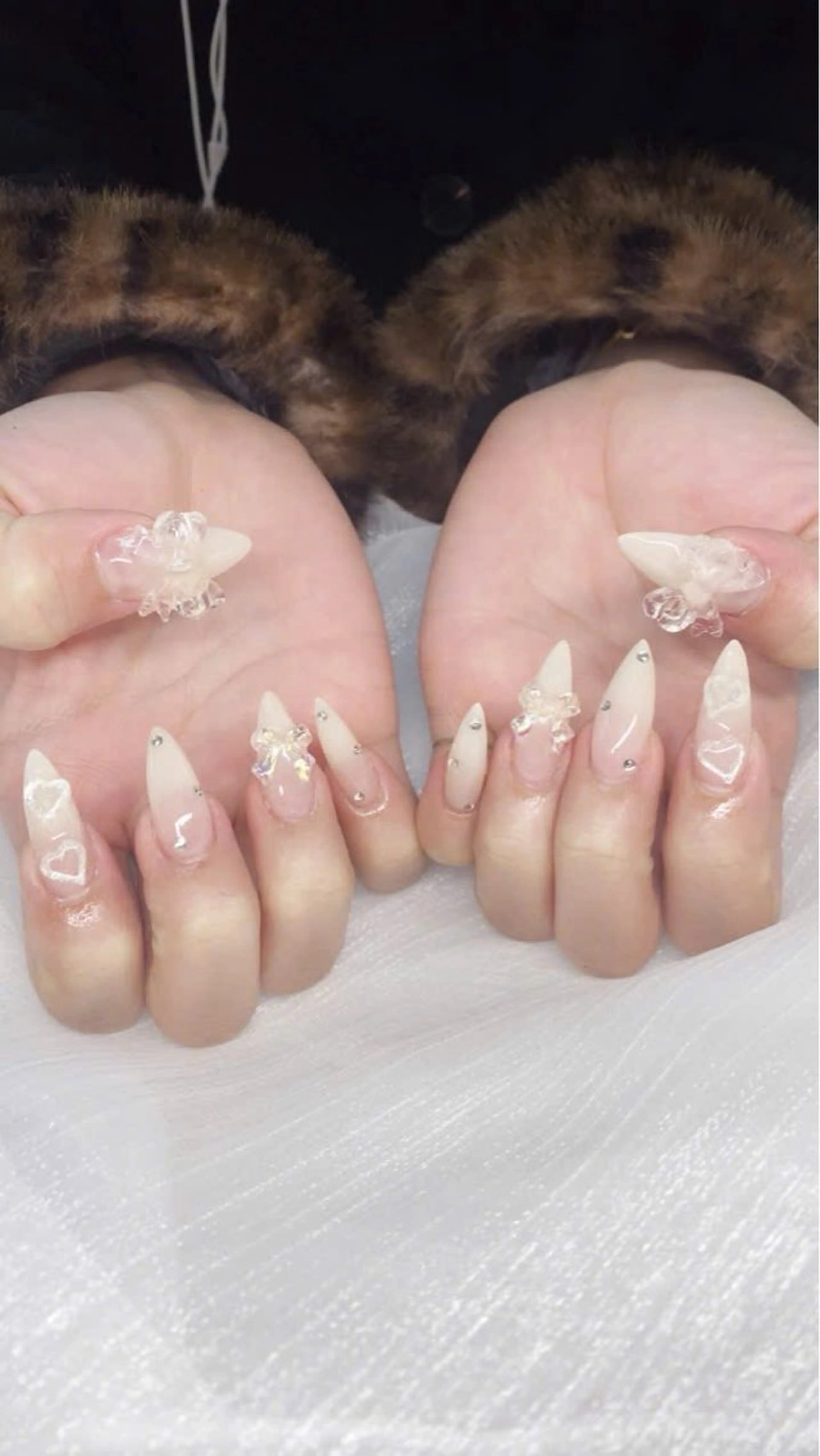 ネイル 成人式 フレンチネイル グラデーション 韓国ネイル マグネットネイル ハンドネイル Squeen Nailのネイルデザイン