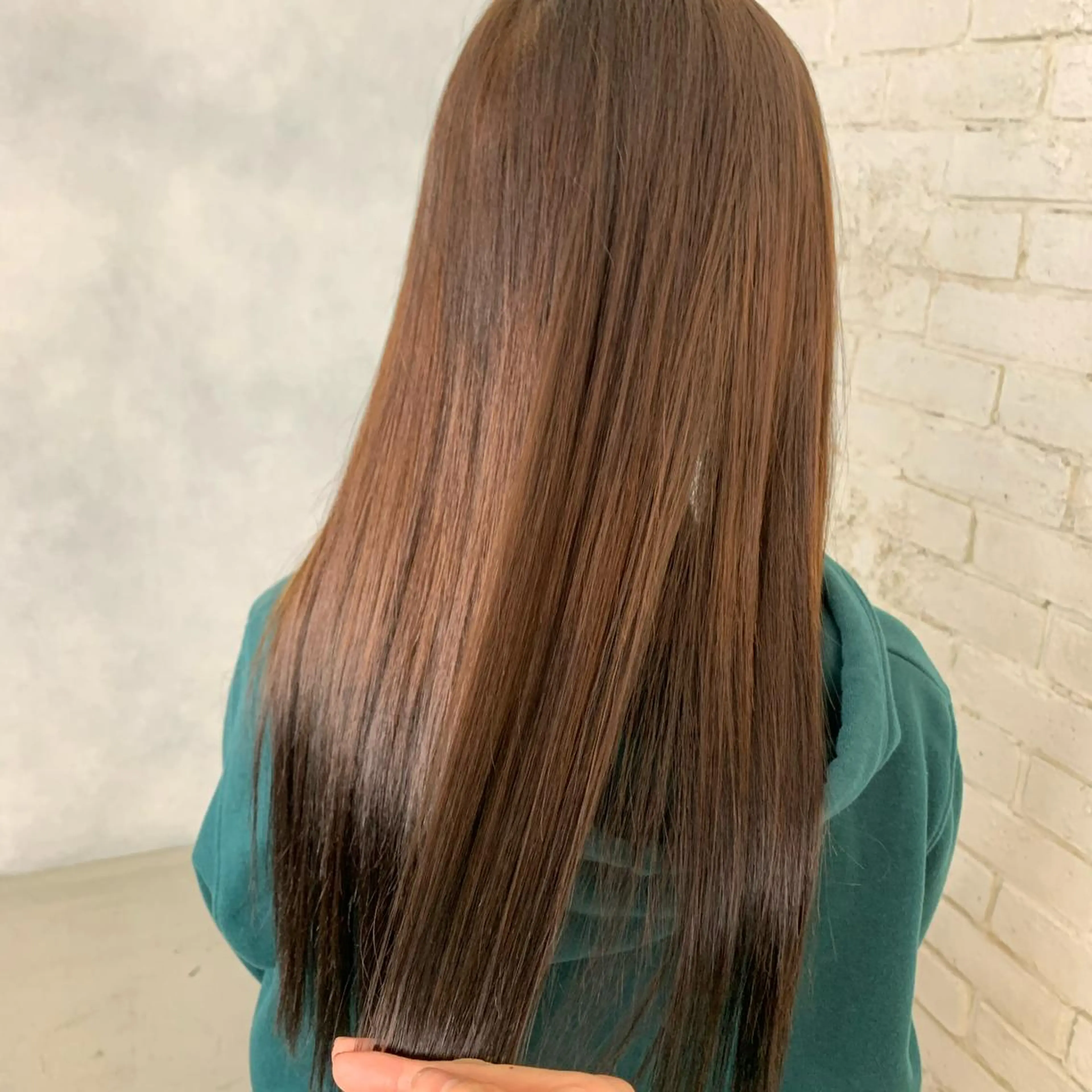 ロング u n aのヘアスタイル