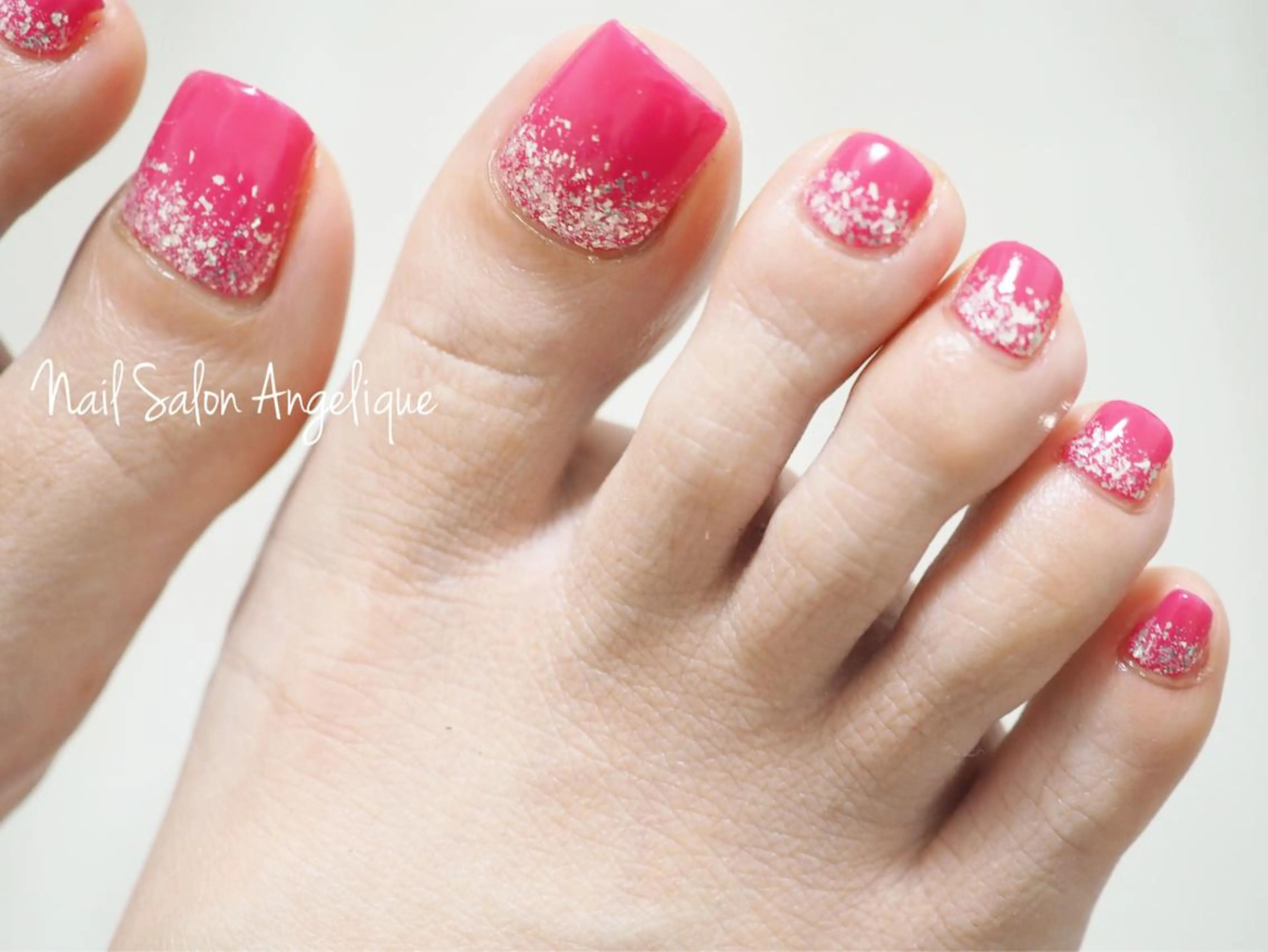 ネイル フットネイル ジェルネイル シンプルネイル Nailist Rumiのネイルデザイン