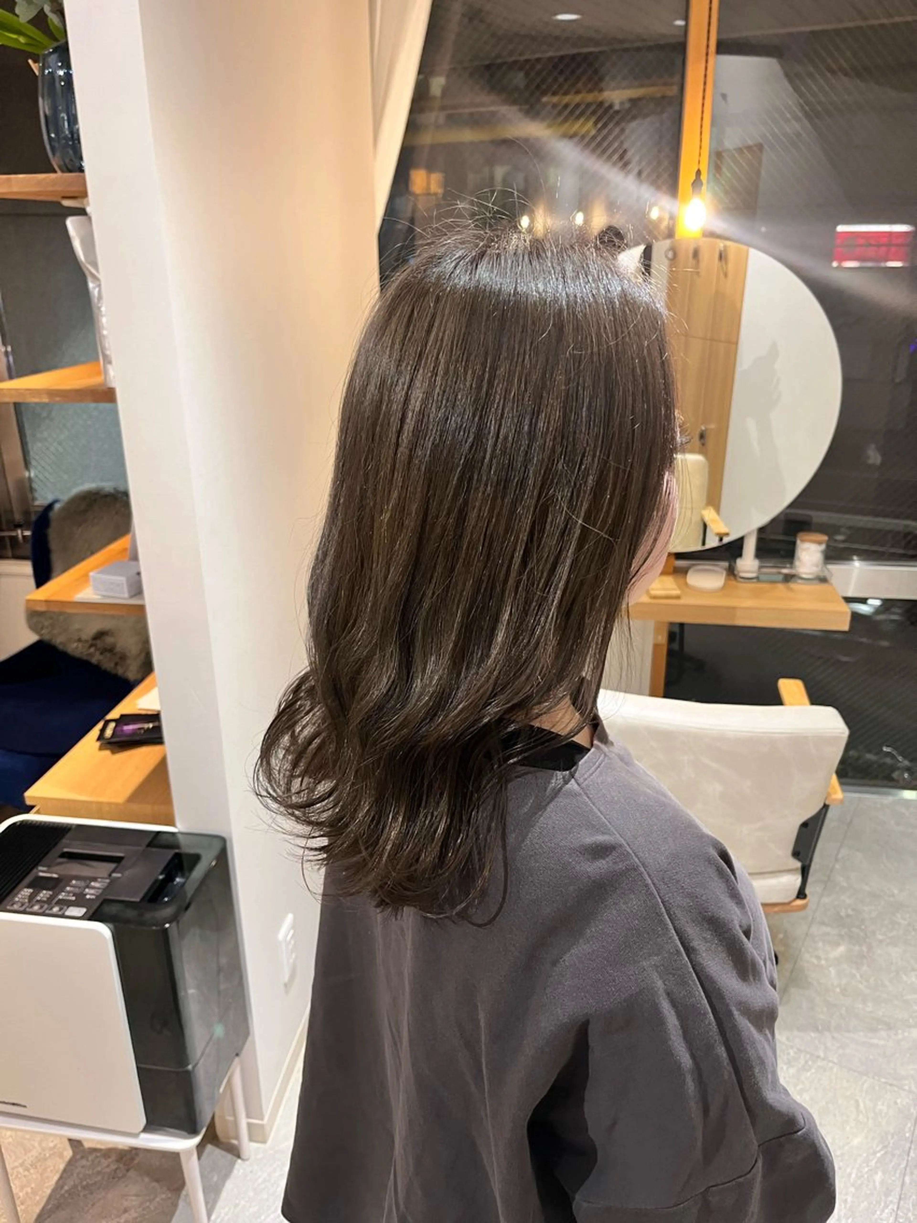 ミディアム カラー 《PARAGO緑橋》 山田素のヘアスタイル