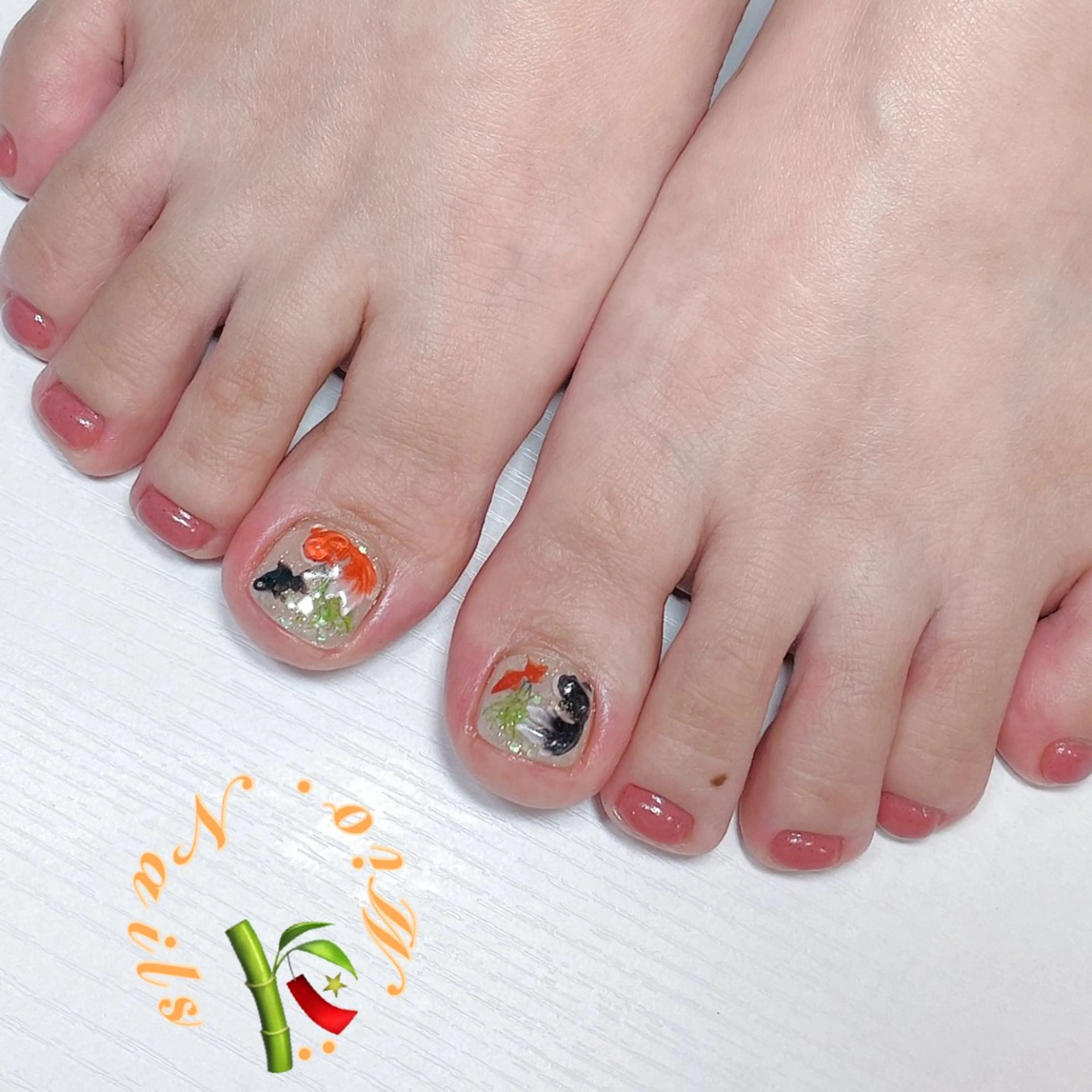 ネイル アートネイル フットネイル ジェルネイル ワンカラーネイル .Nails Mio 赤羽西ネイルサロンのネイルデザイン