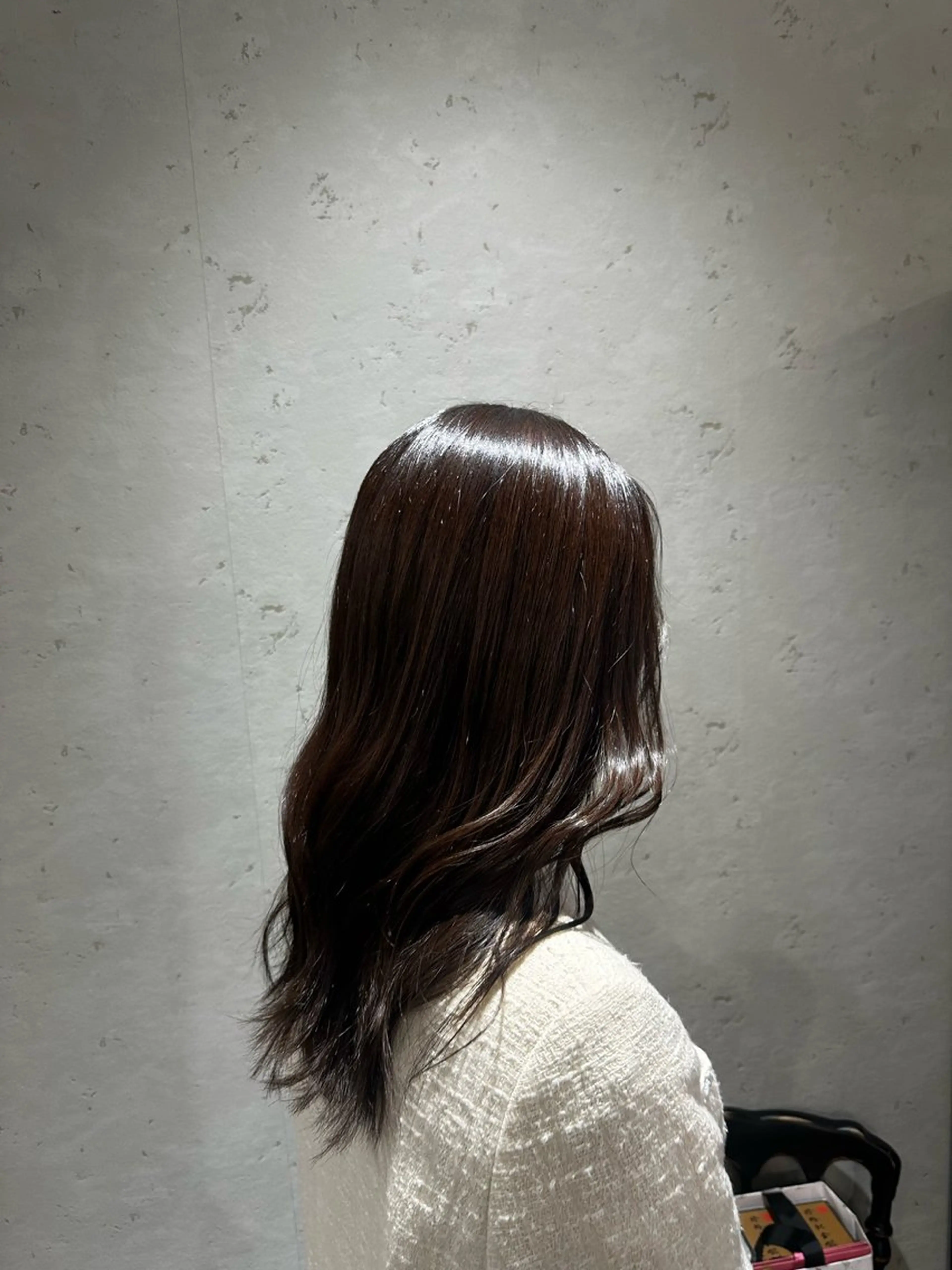 ロング カラー カット ヘアカラー トリートメント JOS所属・上野ハイトーン/デ ザイン✂︎touiのヘアスタイル