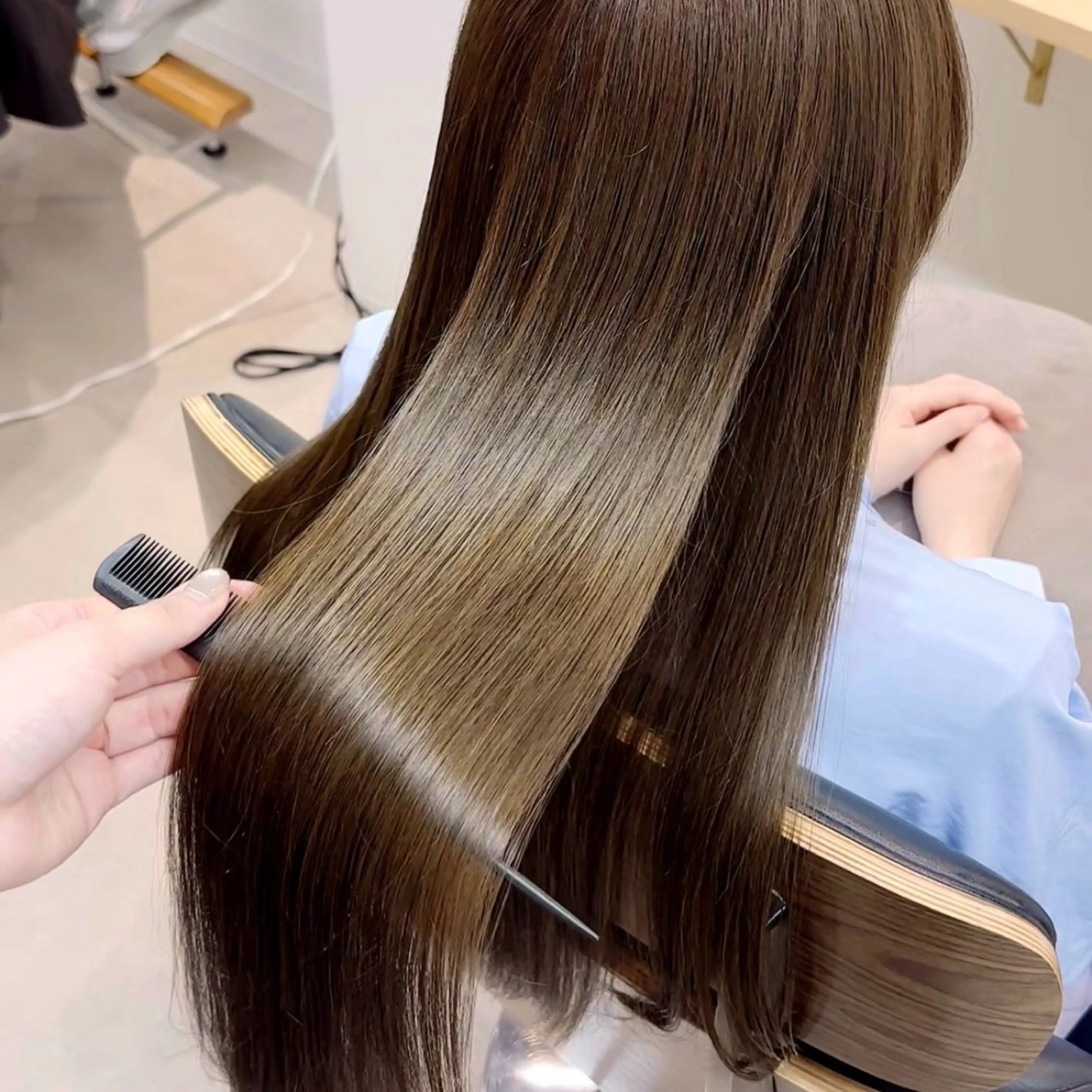 💫🤍カット+縮毛矯正＋3ステップTR🤍💫の写真