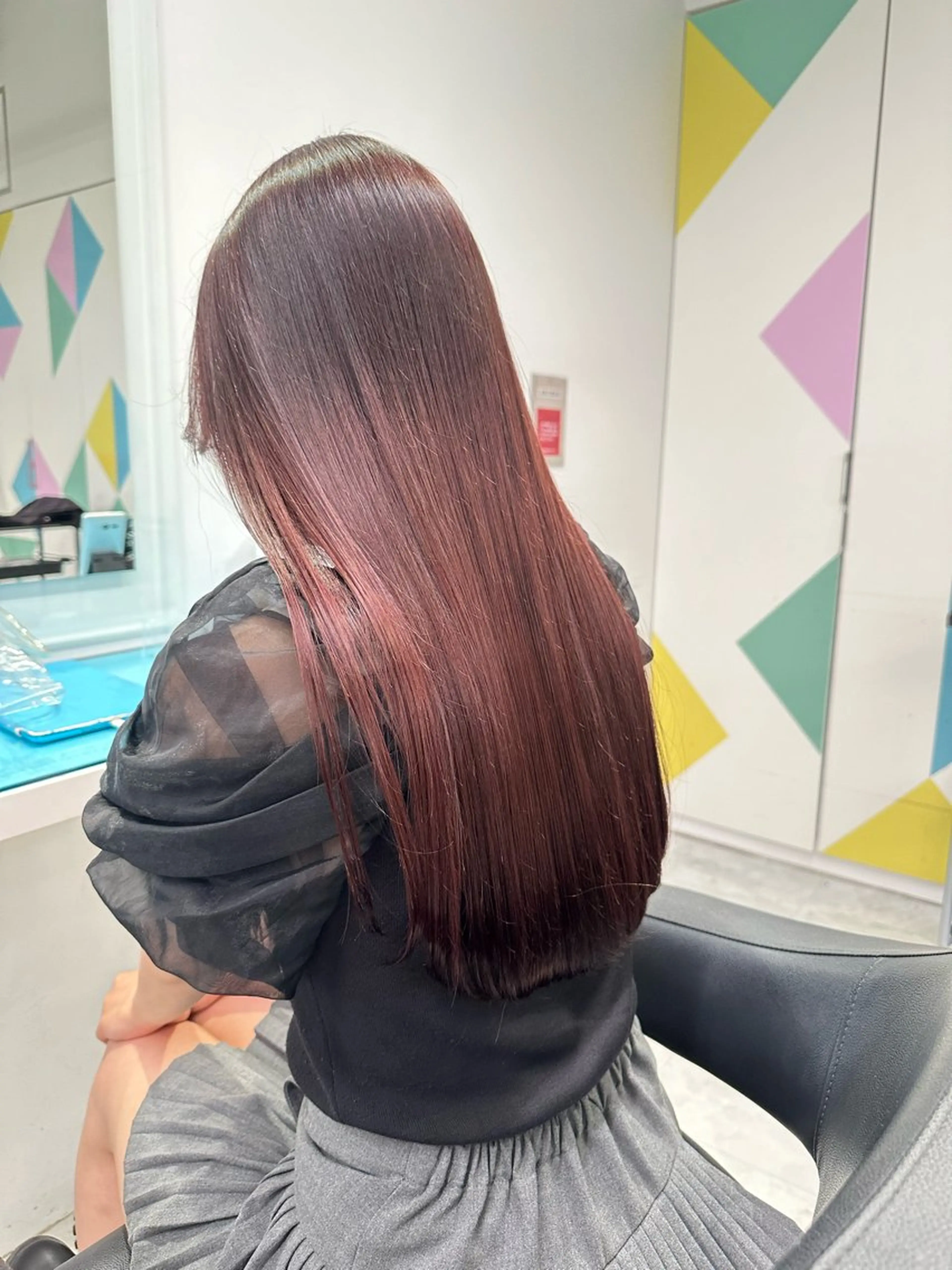 ロング ヘアカラー トリートメント 渋谷/透明感カラー /半個室/こうめいのヘアスタイル