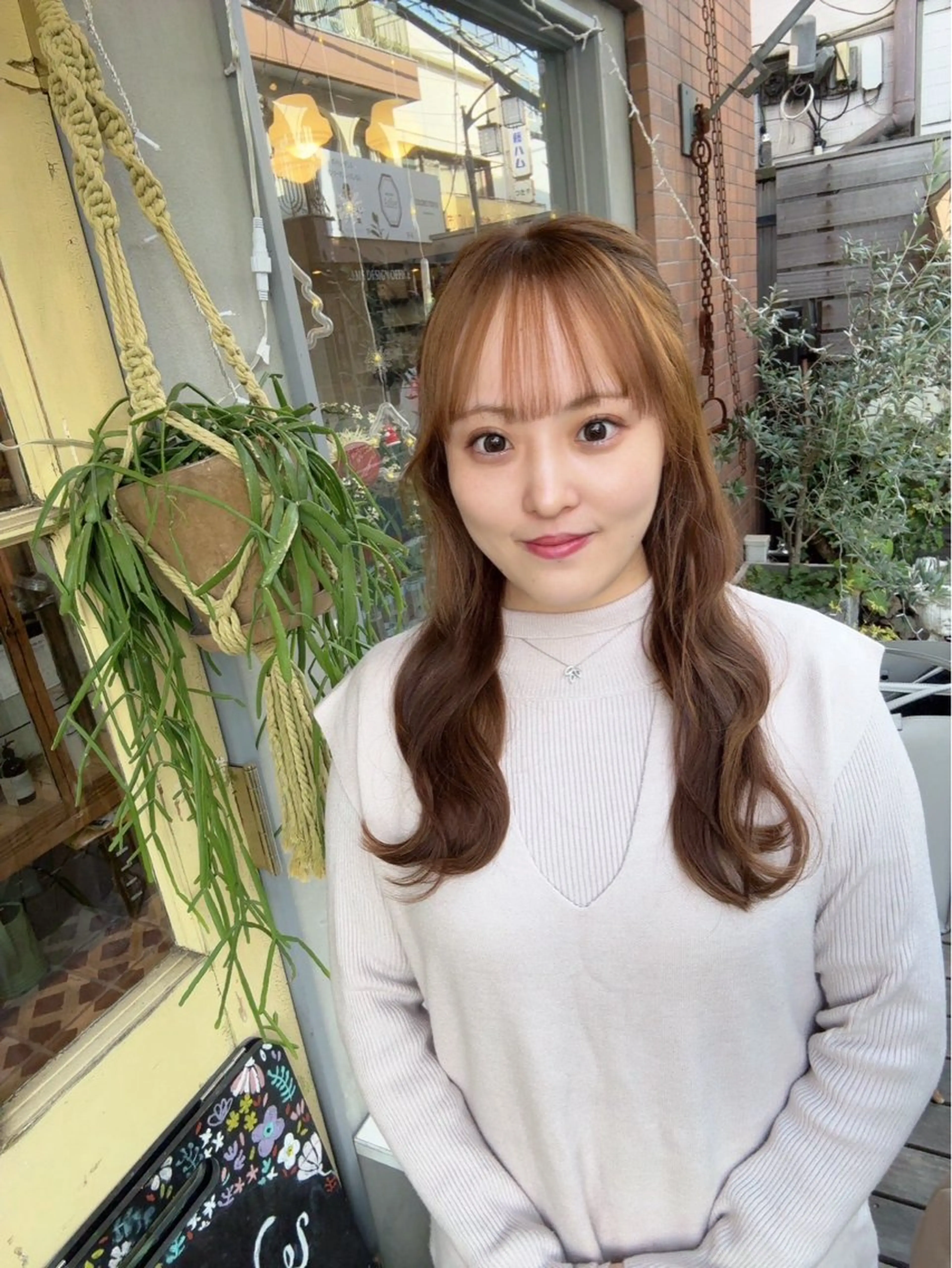 ロング カラー KURIA‪‪*⋆ஐ ブリーチ/韓国ヘアのヘアスタイル