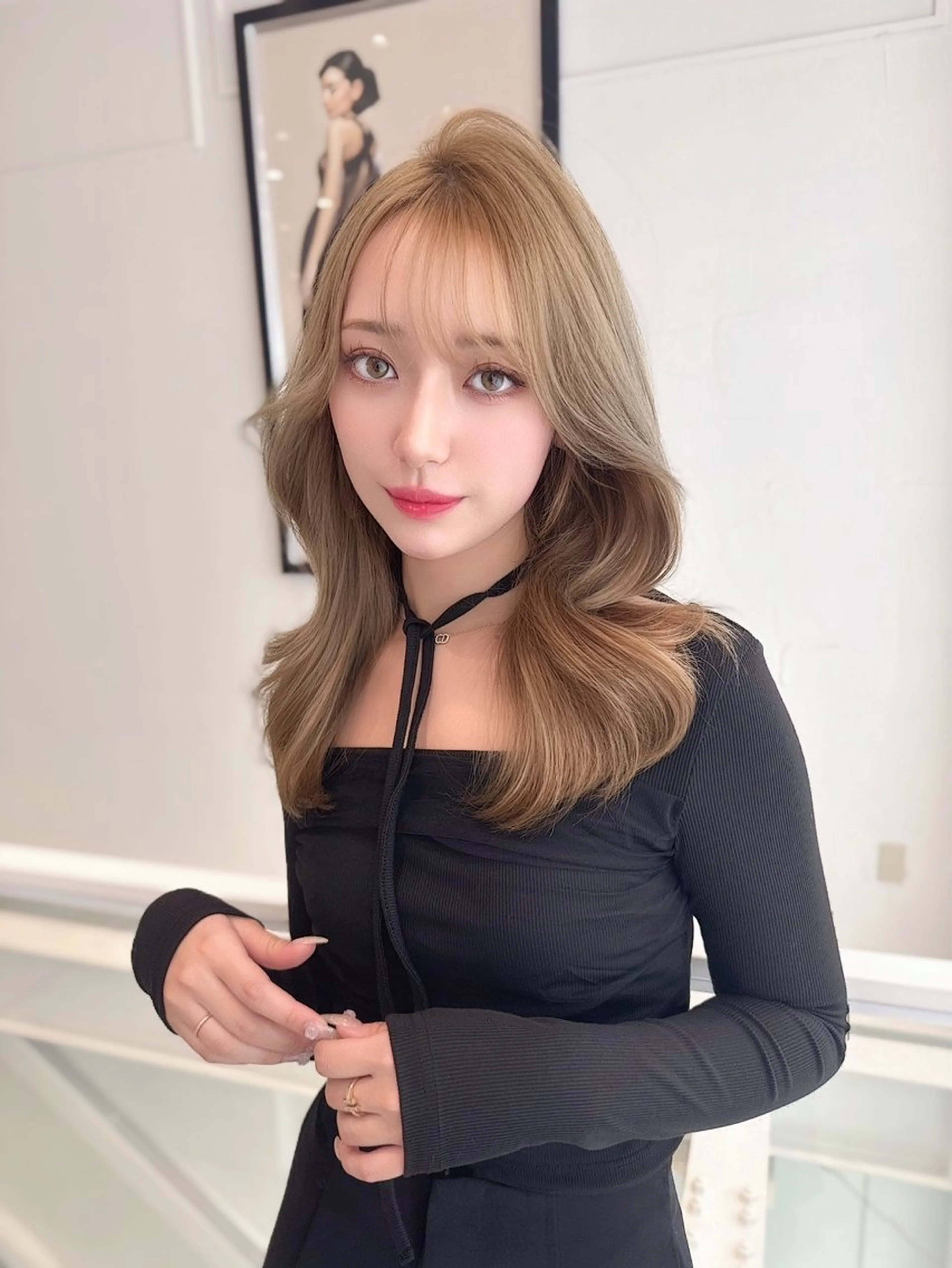 セミロング パーマ 韓国ヘア/髪質改善 TAKAHIROのヘアスタイル