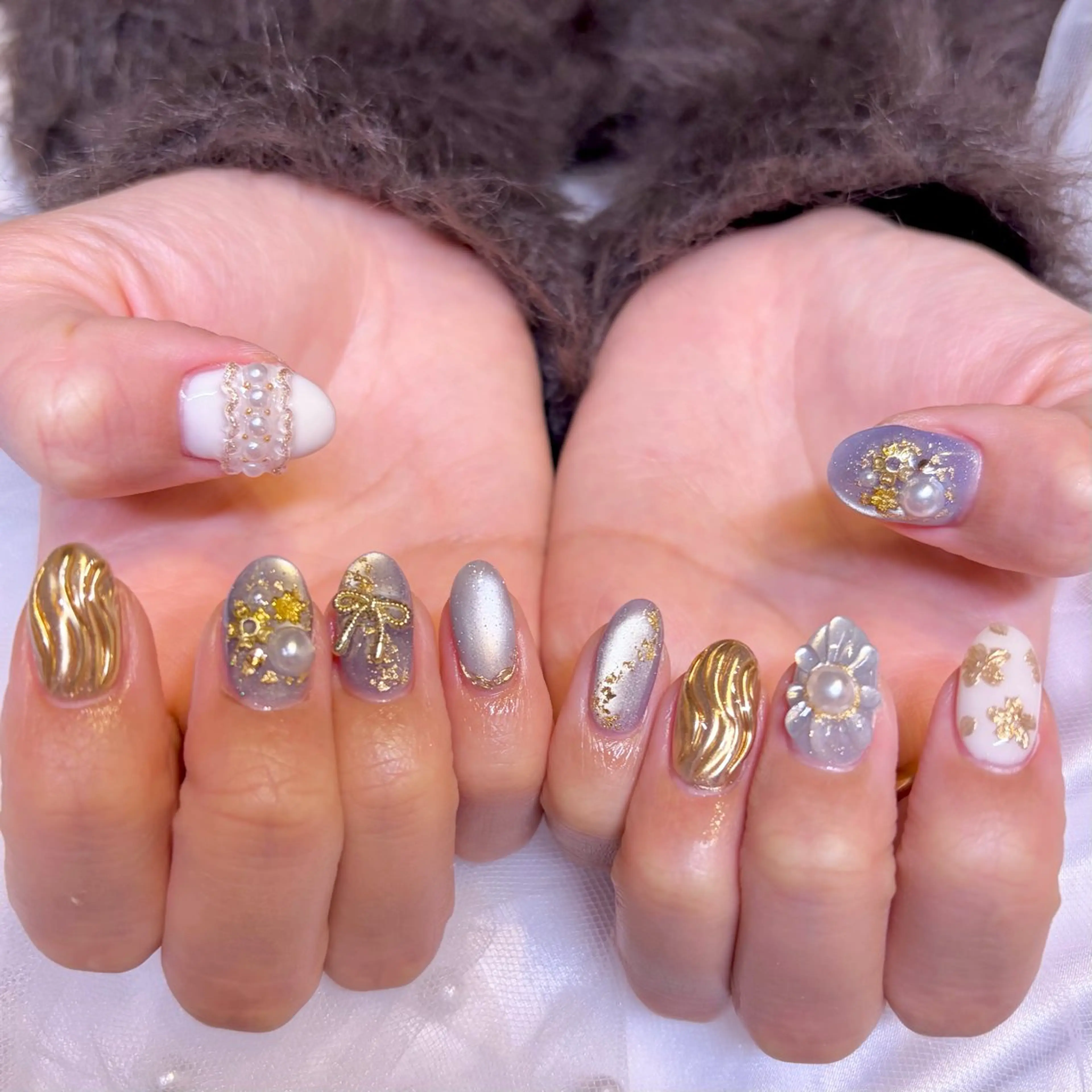 ネイル 卒業式 ハンドネイル nail salon e'mu💐のネイルデザイン