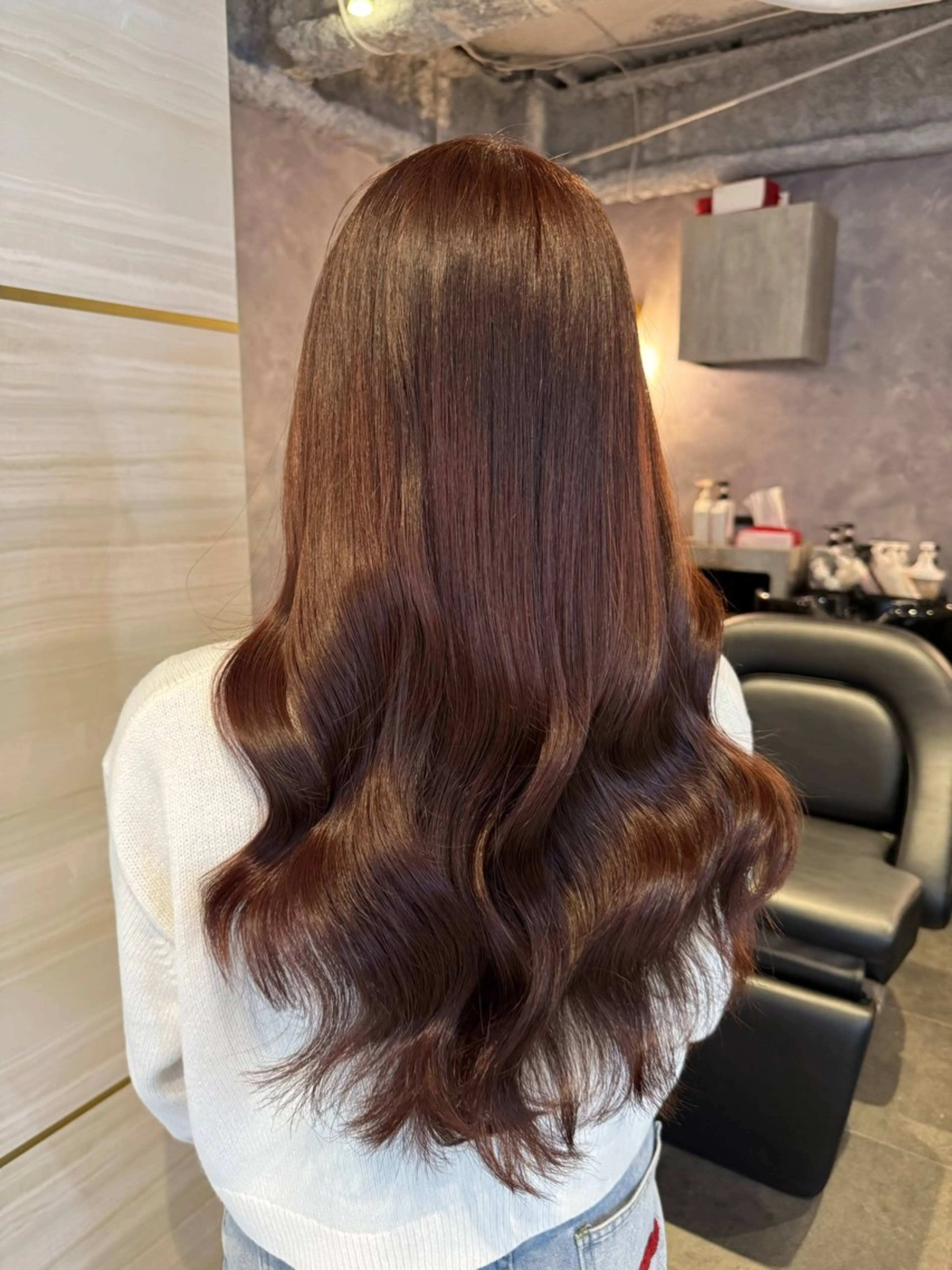 ロング カラー 🩶mana🩶艶髪 /カラーオンカラーのヘアスタイル