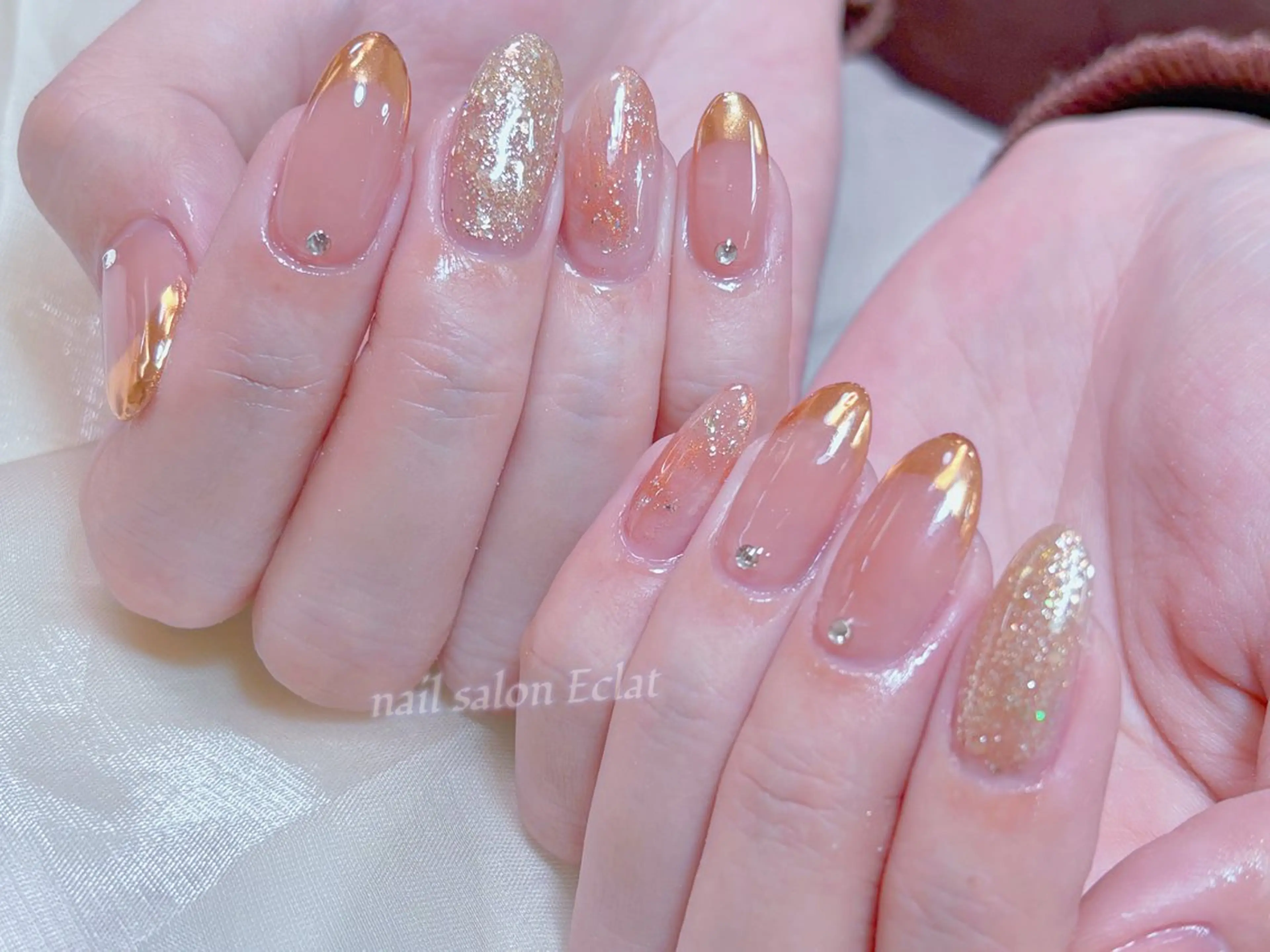 ネイル ハンドネイル ネイルサロンエクラ 🫧Shizukaのネイルデザイン