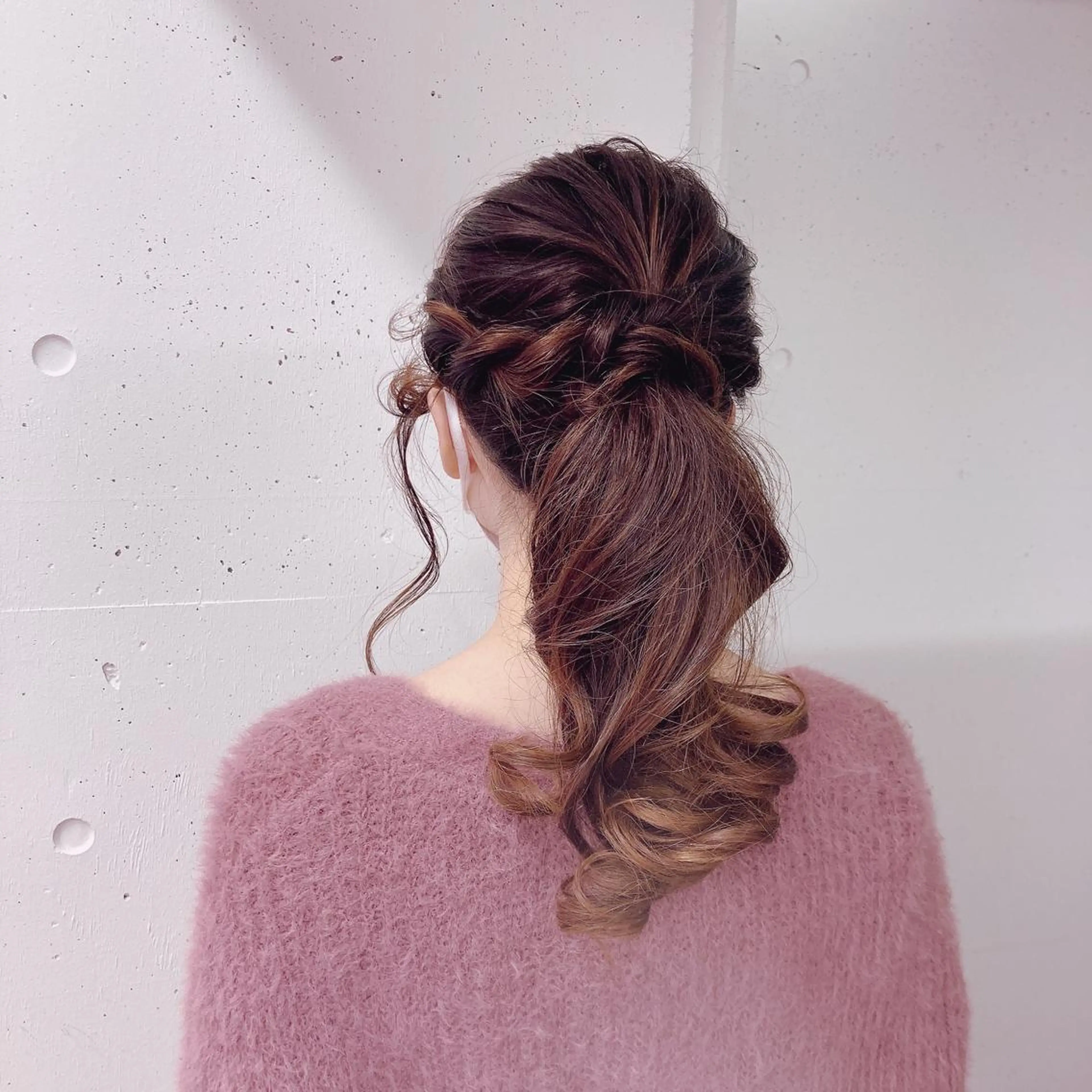 ヘアアレンジ ヘアセット ミルミー美容室所属・🦄💒💓齎藤 七海子🦄💒💓のマツエク・マツパデザイン