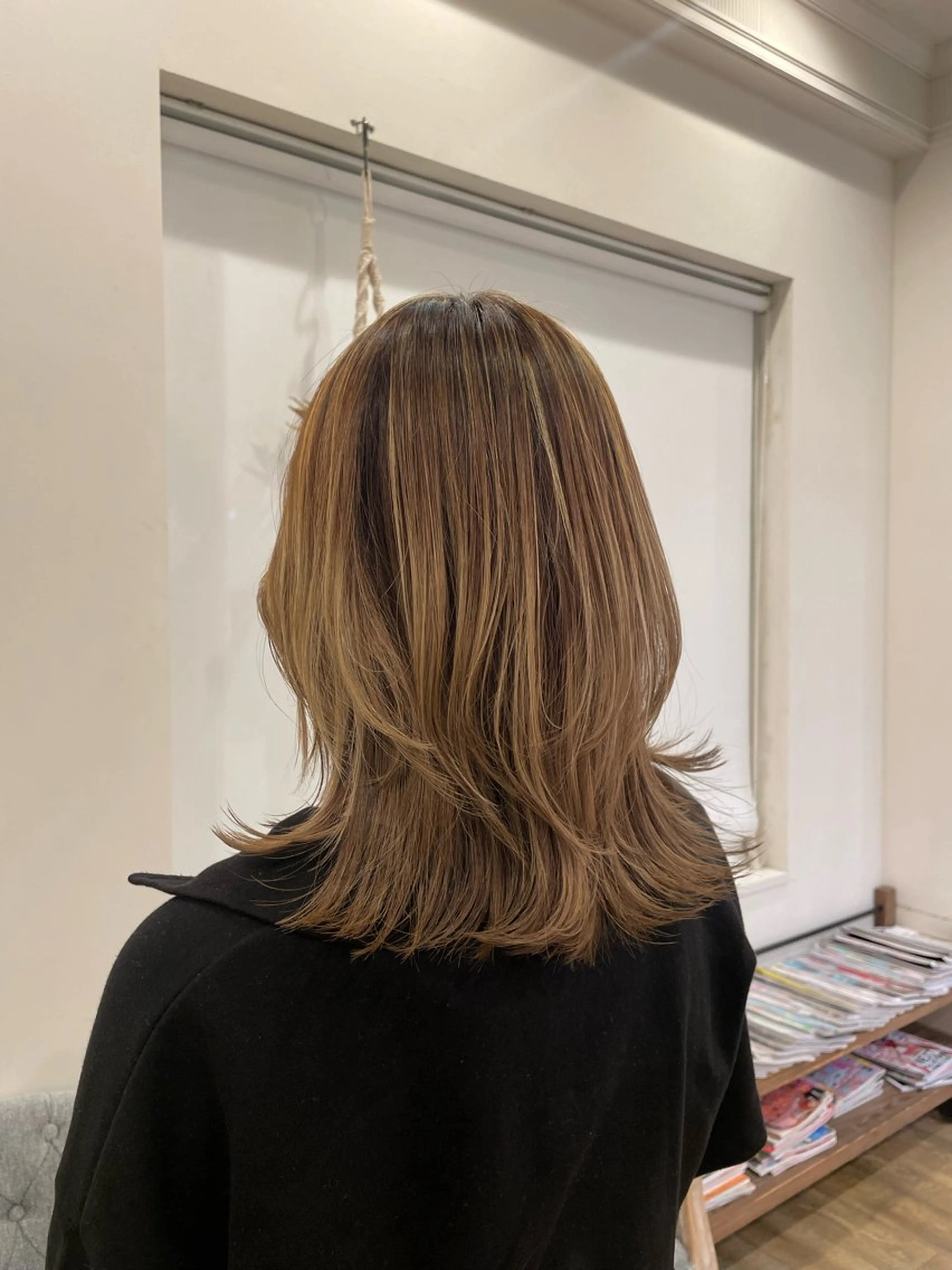 ミディアム 和泉市/ mahae/原田のヘアスタイル