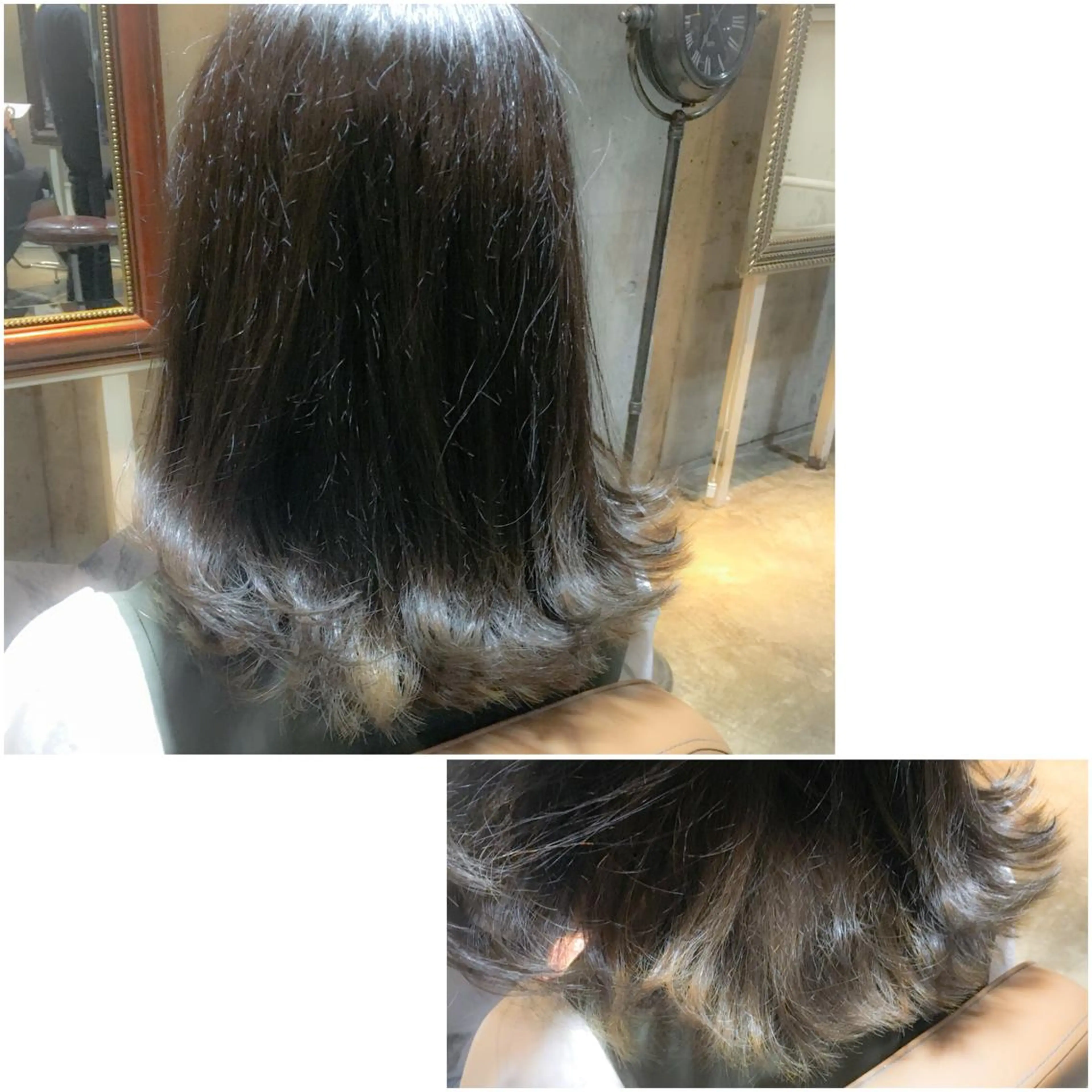 ミディアム カラー ベージュカラー ダークグレー ダークグレージュ グレージュ イエローカラー 北條 優輝のヘアスタイル