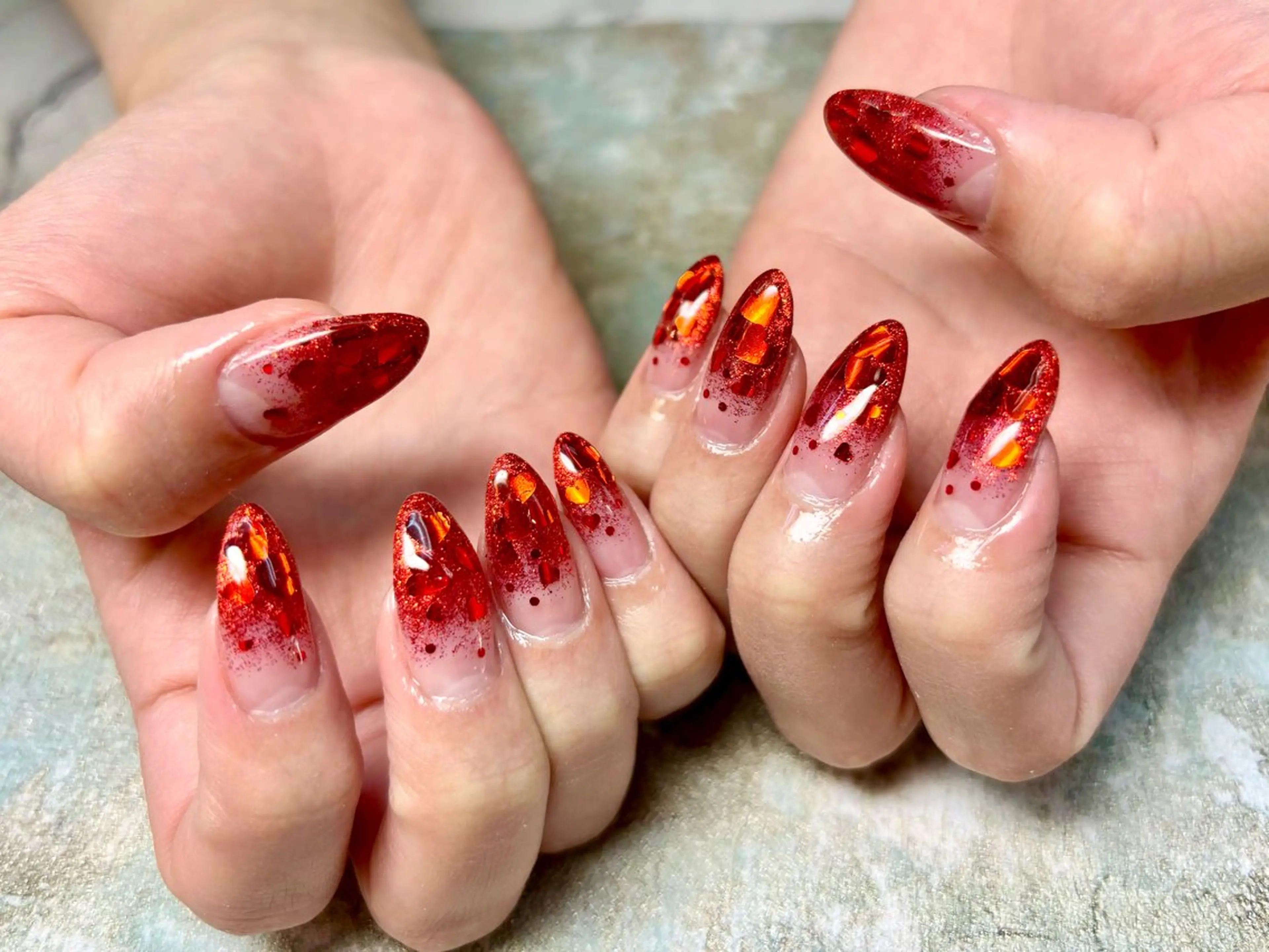 ネイル Queennail 北堀江megumiのネイルデザイン