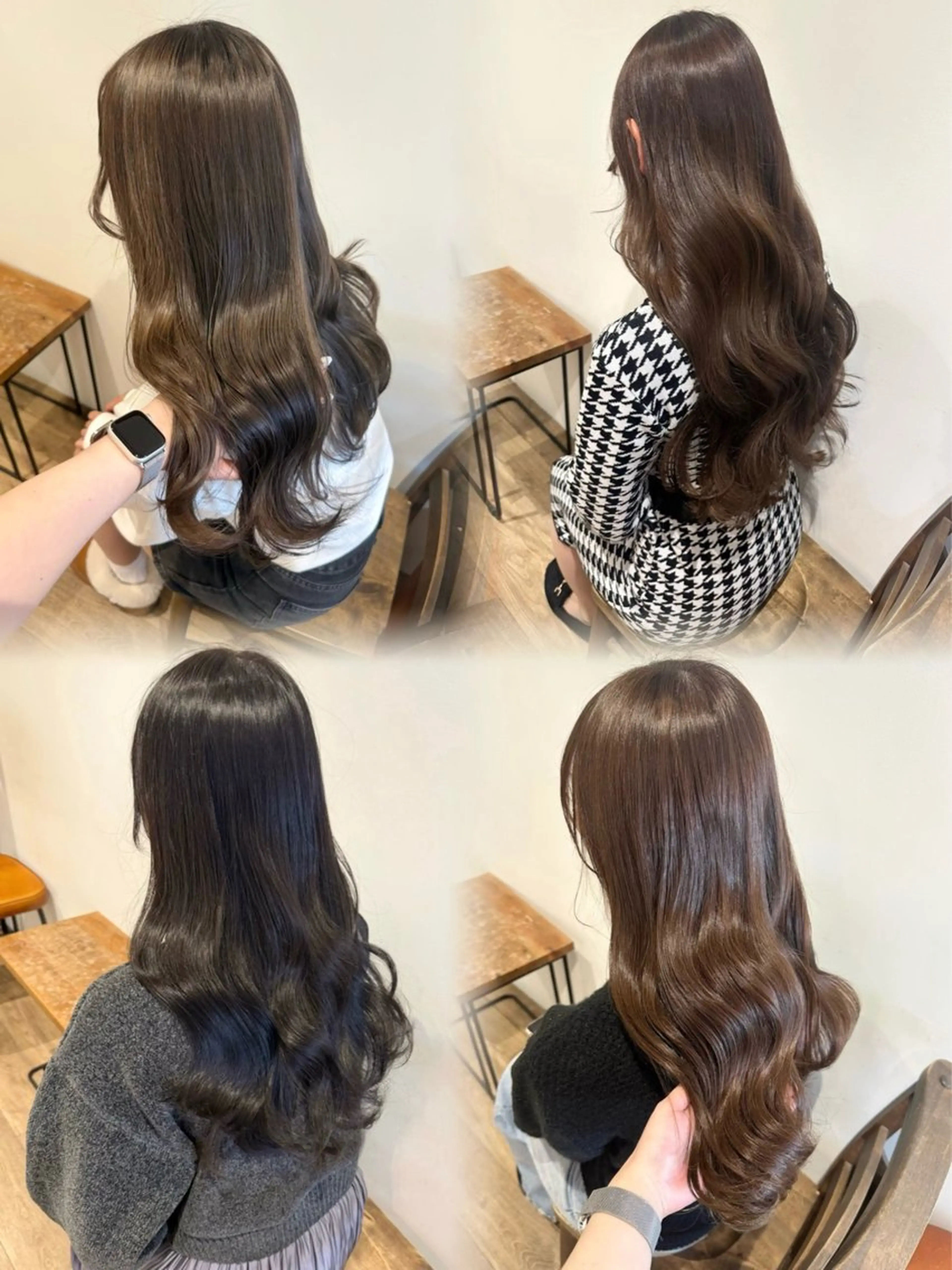 ロング カラー ヘアアレンジ カット ヘアカラー トリートメント himawari♡ 柔らかいカラーのヘアスタイル