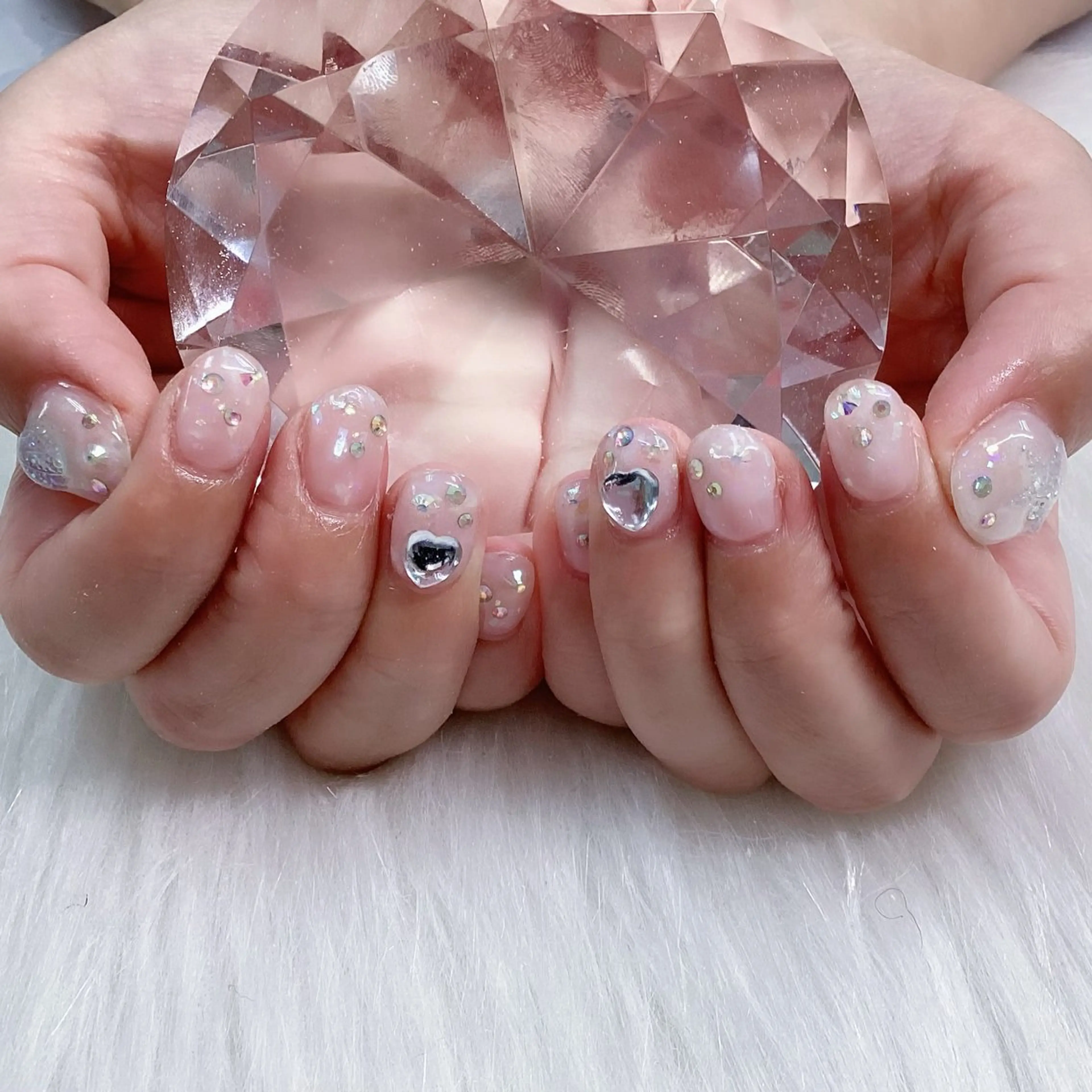 ネイル パーツ全部¥110 サロンミミのネイルデザイン