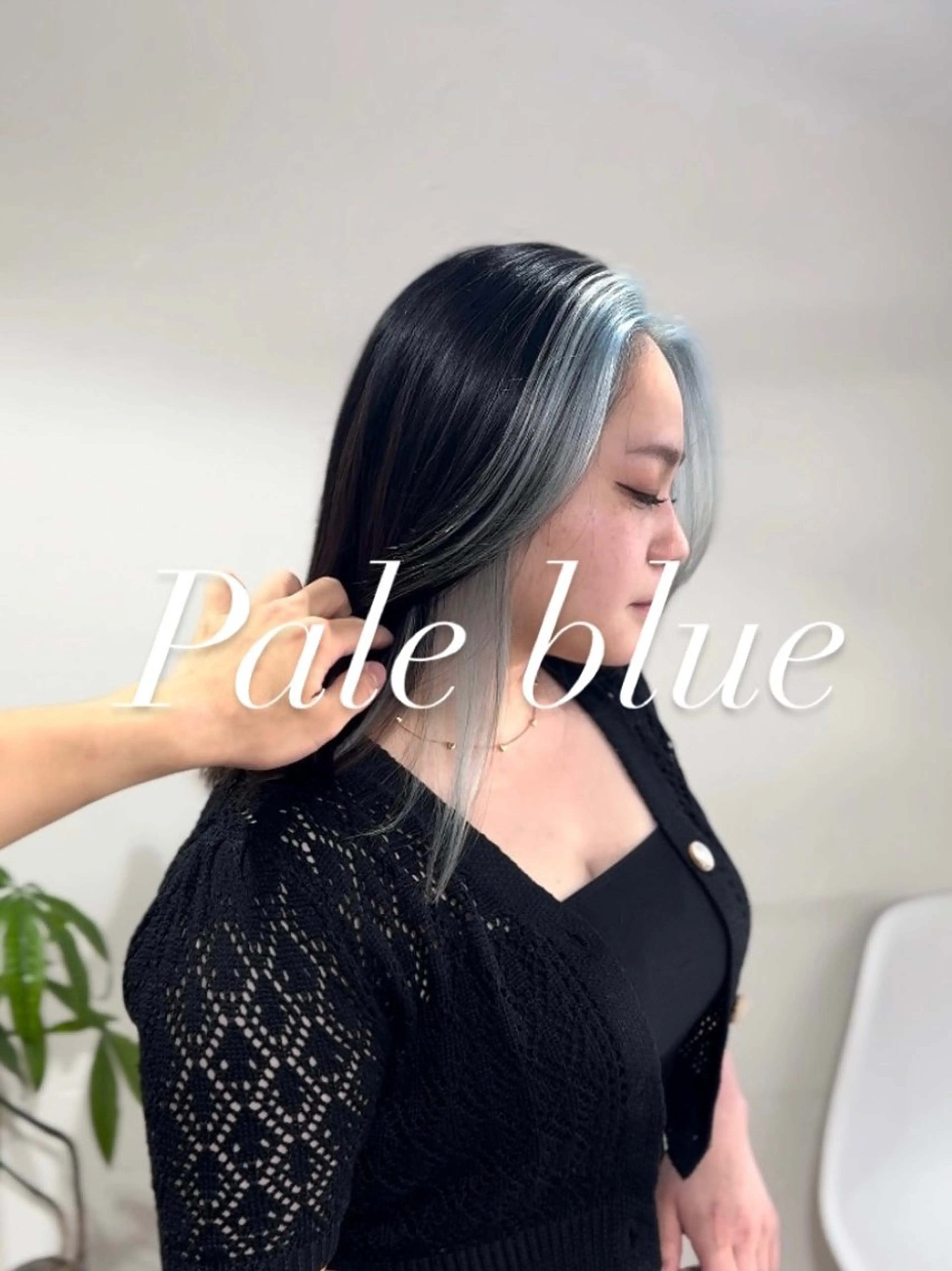 ミディアム カラー ブリーチ ハイトーンカラー カット ヘアカラー hair studio Zen所属・Kensho 京都駅 ケアブリーチのヘアスタイル