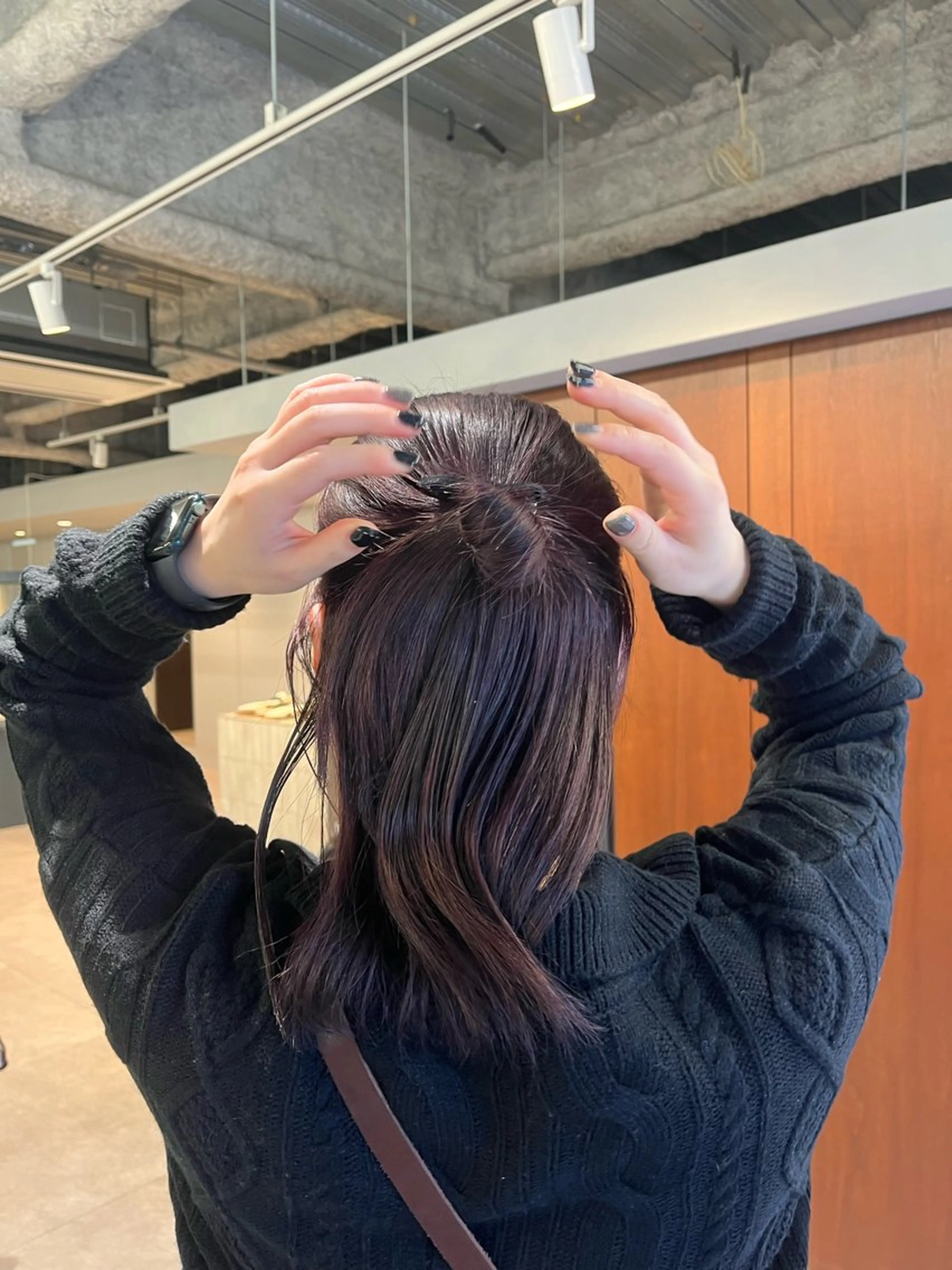 カラー films所属・AYA/films 韓国/レイヤー／ボブのヘアスタイル