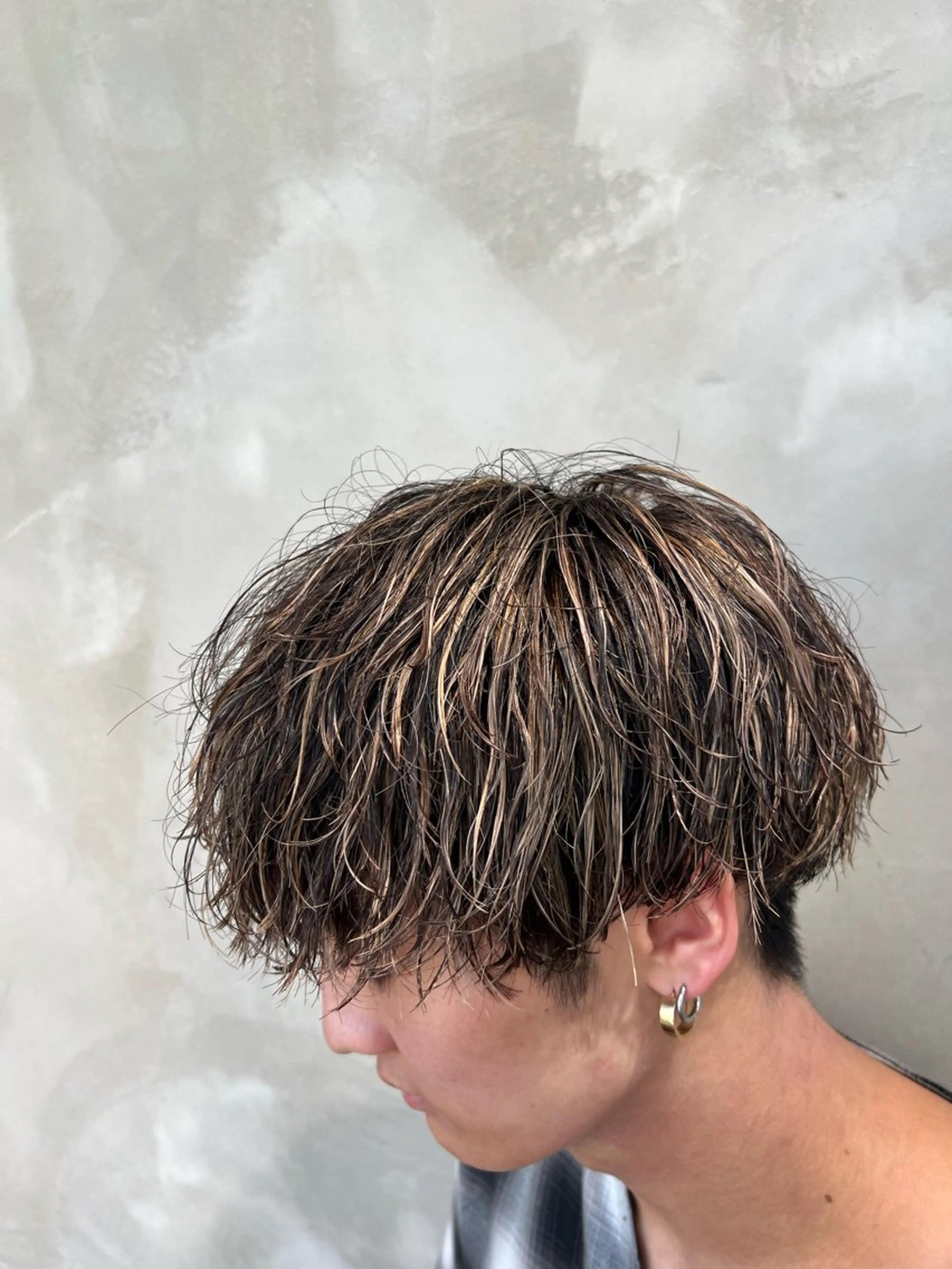 カラー メンズ ✨髪質改善 縮毛矯正 艶髪 立川 コウキ✨のヘアスタイル